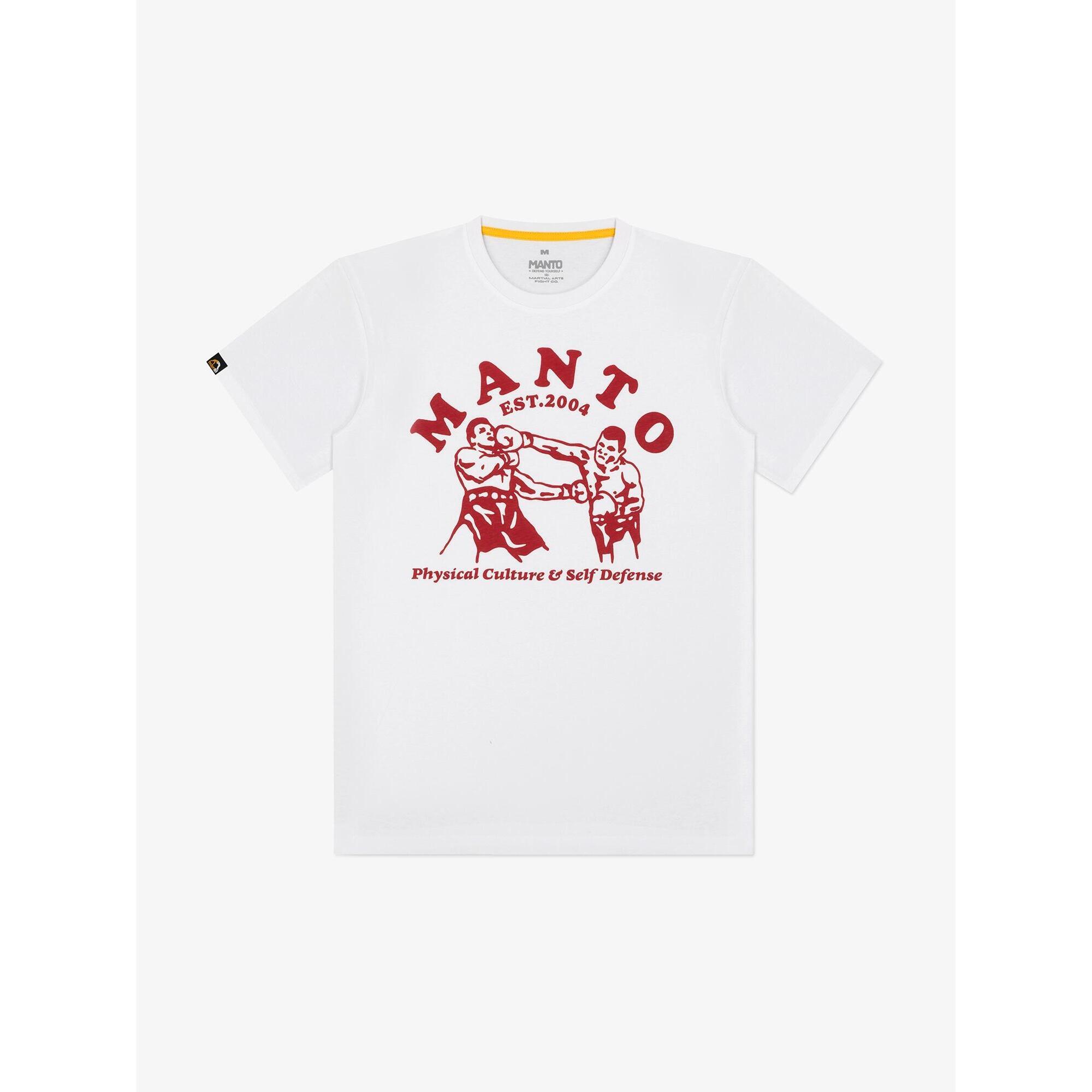 MANTO t-shirt BOXEO biały