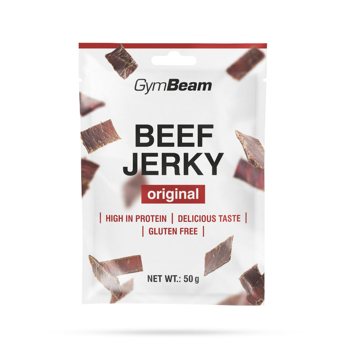 Suszona wołowina Beef Jerky GymBeam 50 g oryginalny