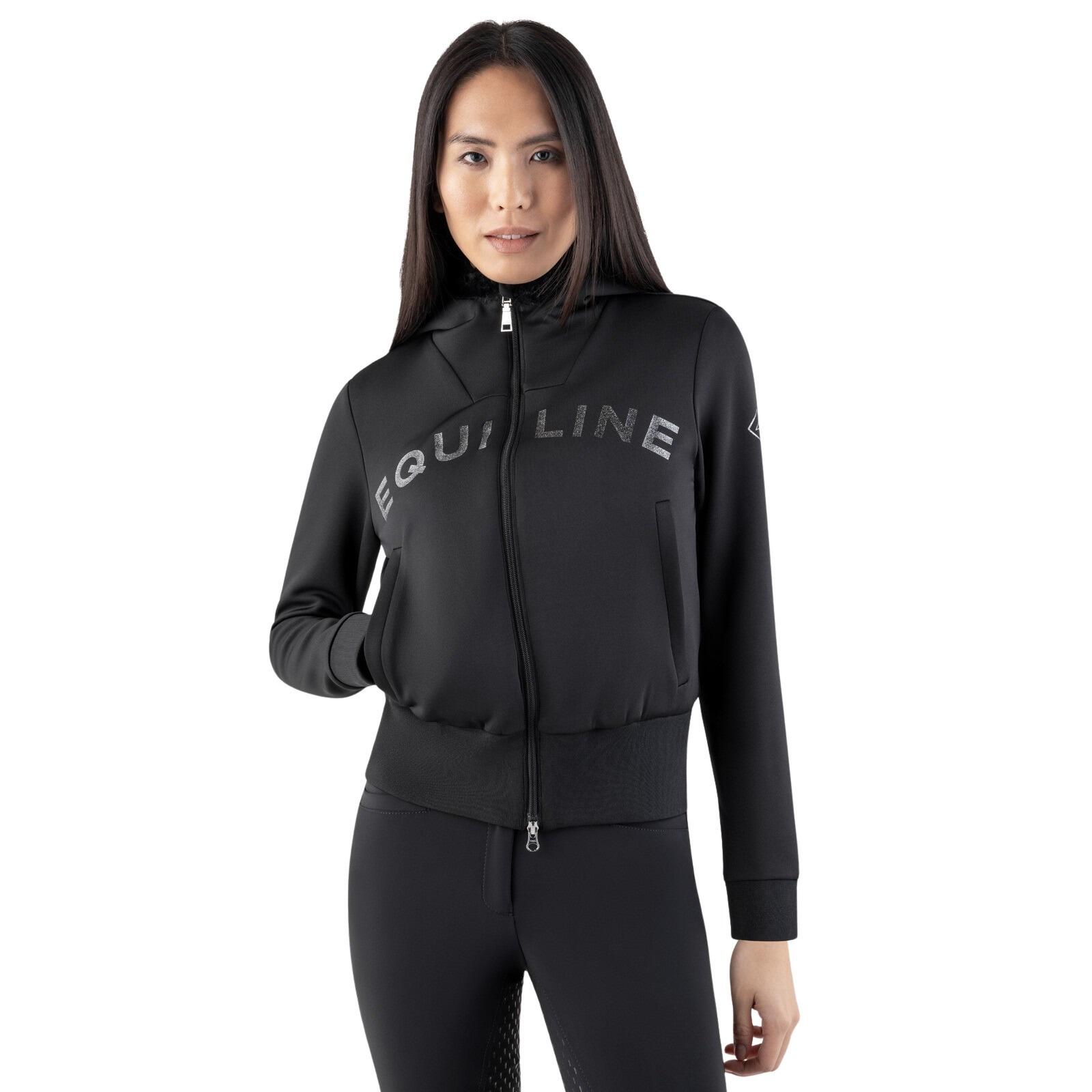 Damska bluza z kapturem zapinana na zamek Equiline Gur