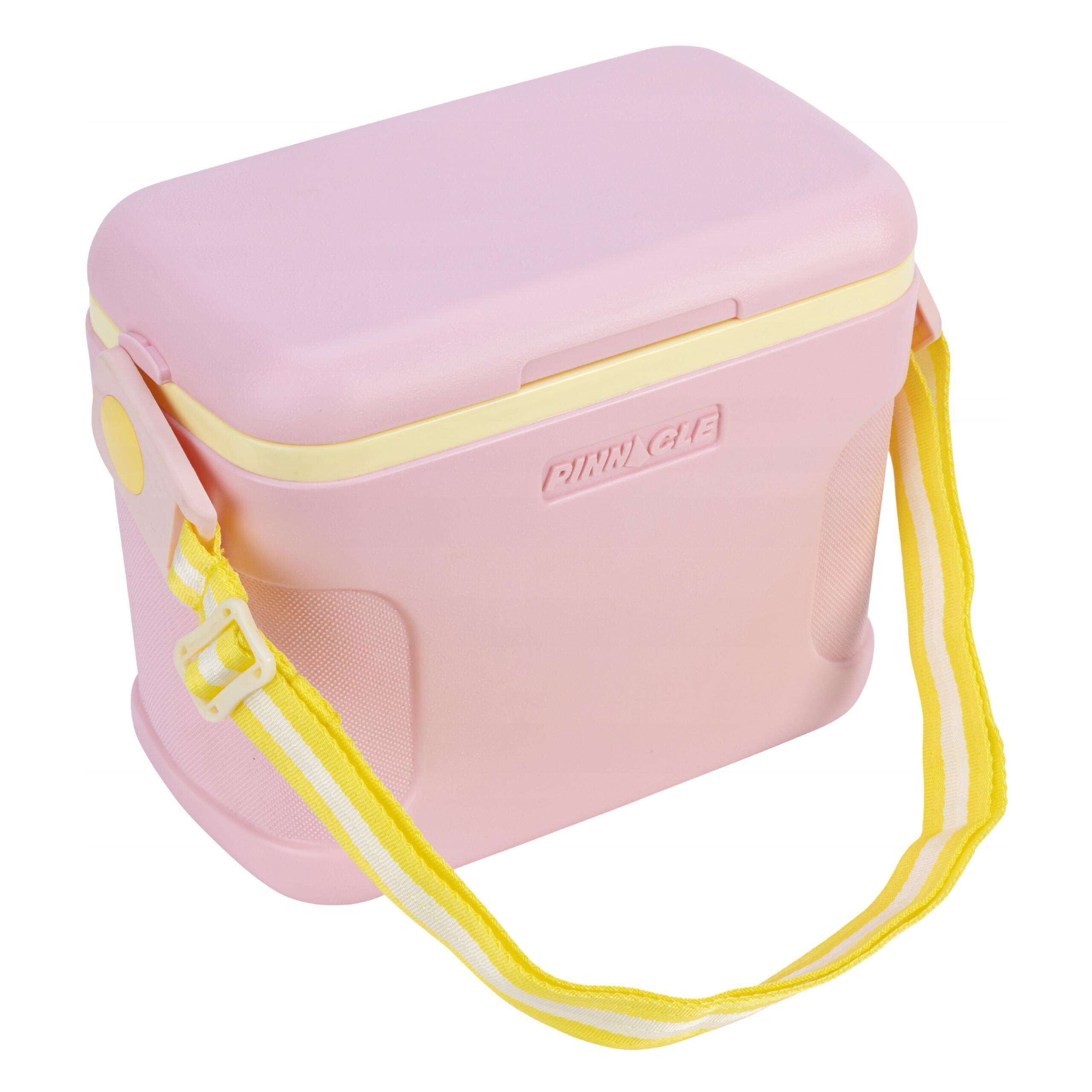 Lodówka Turystyczna Przenośna na wkłady 8L Różowa PINNACLE + Wkład Mrożący