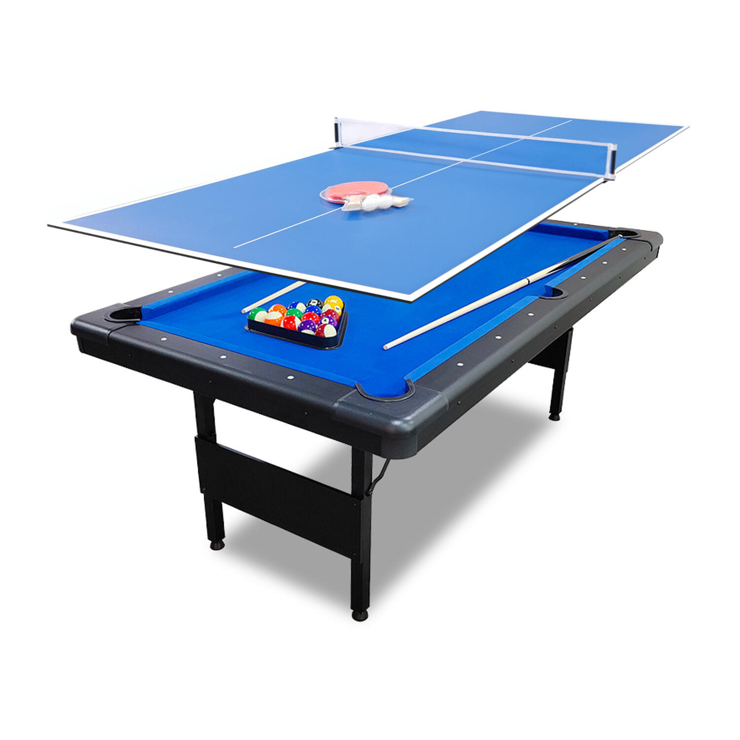 Stół bilardowy Hustler PRO 6FT składany z blatem do tenisa stołowego