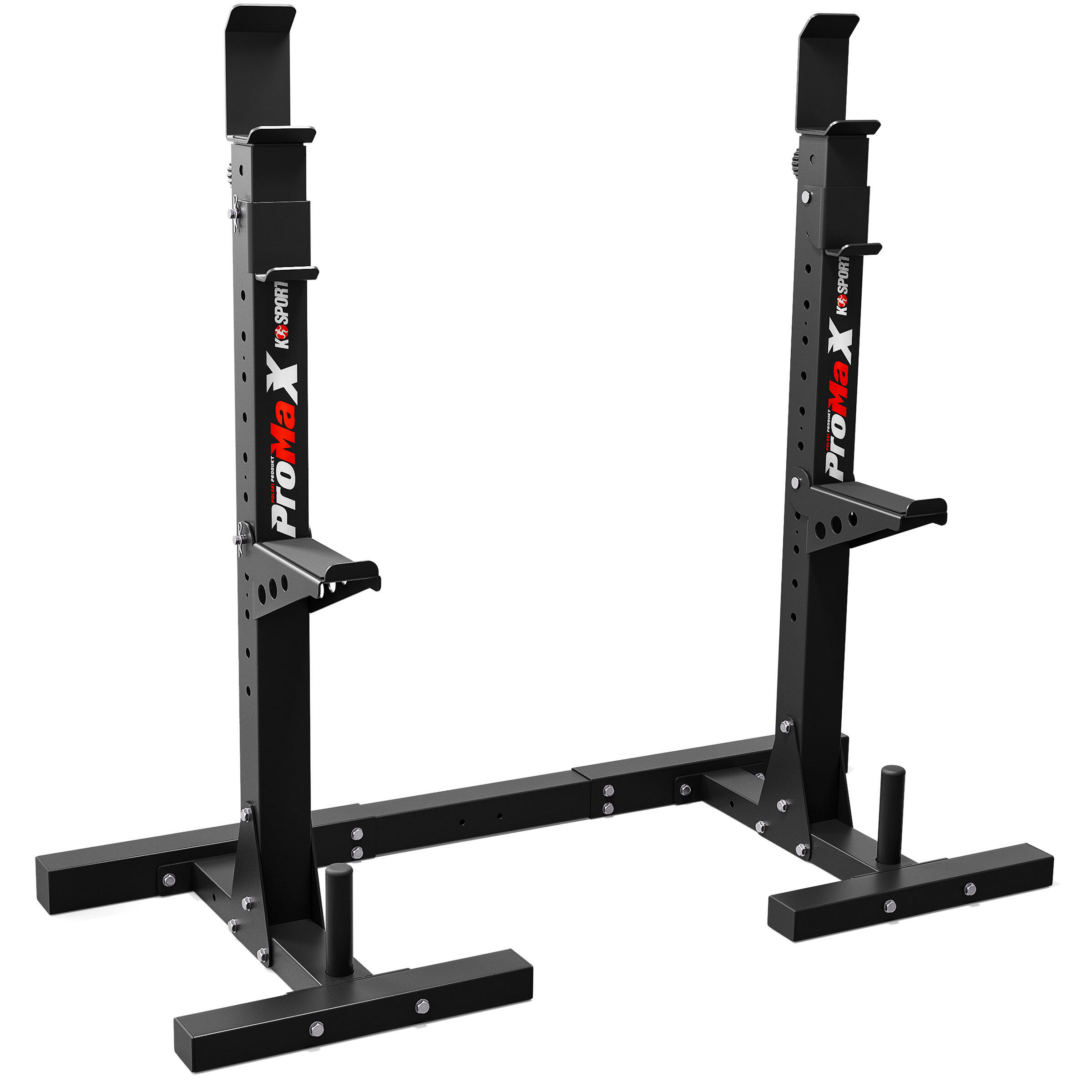 Stojaki treningowe wzmocnione pod sztangę gryf z asekuracją KSSL200