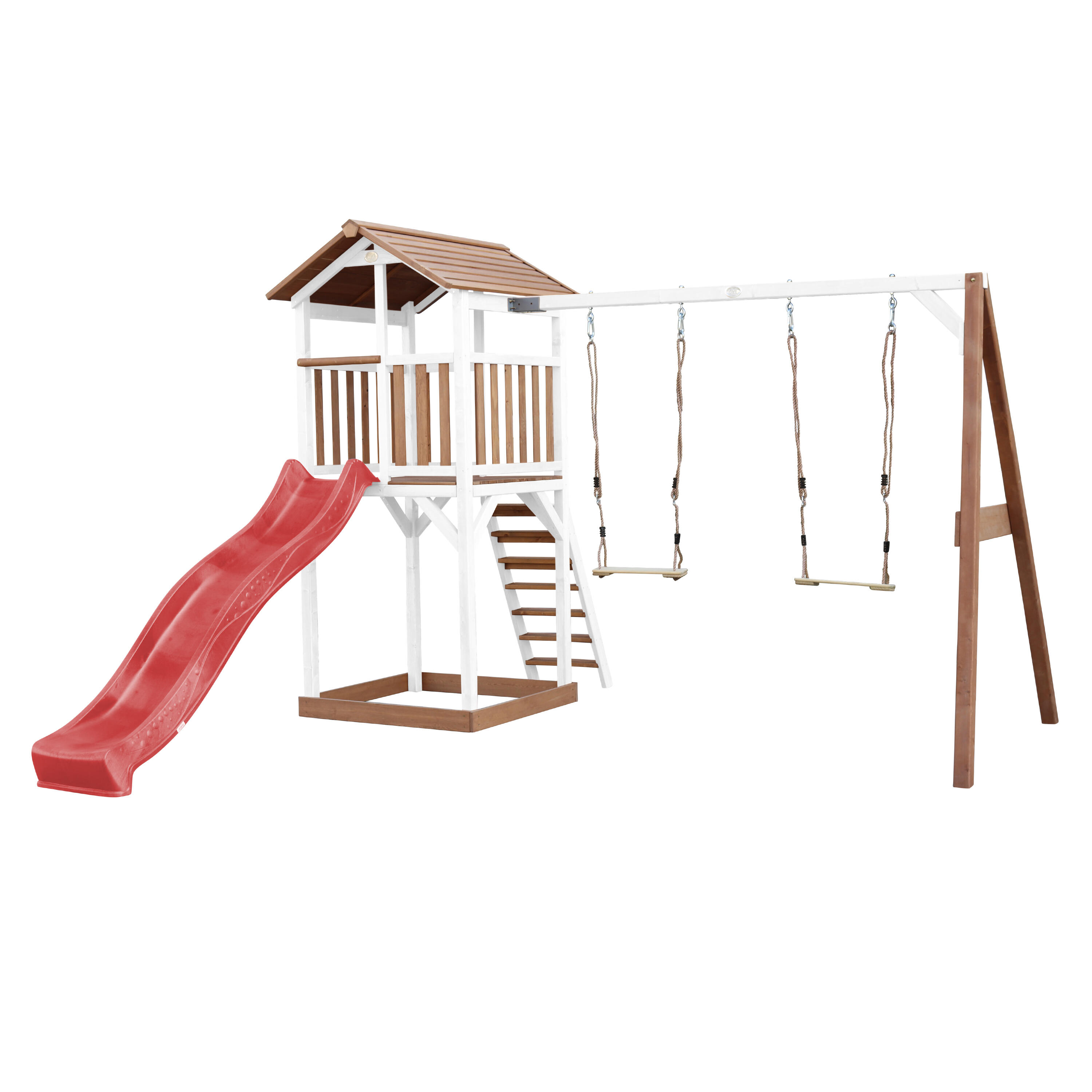 Plac zabaw AXI Beach Tower, 2 hustawki, zjeżdżalnia