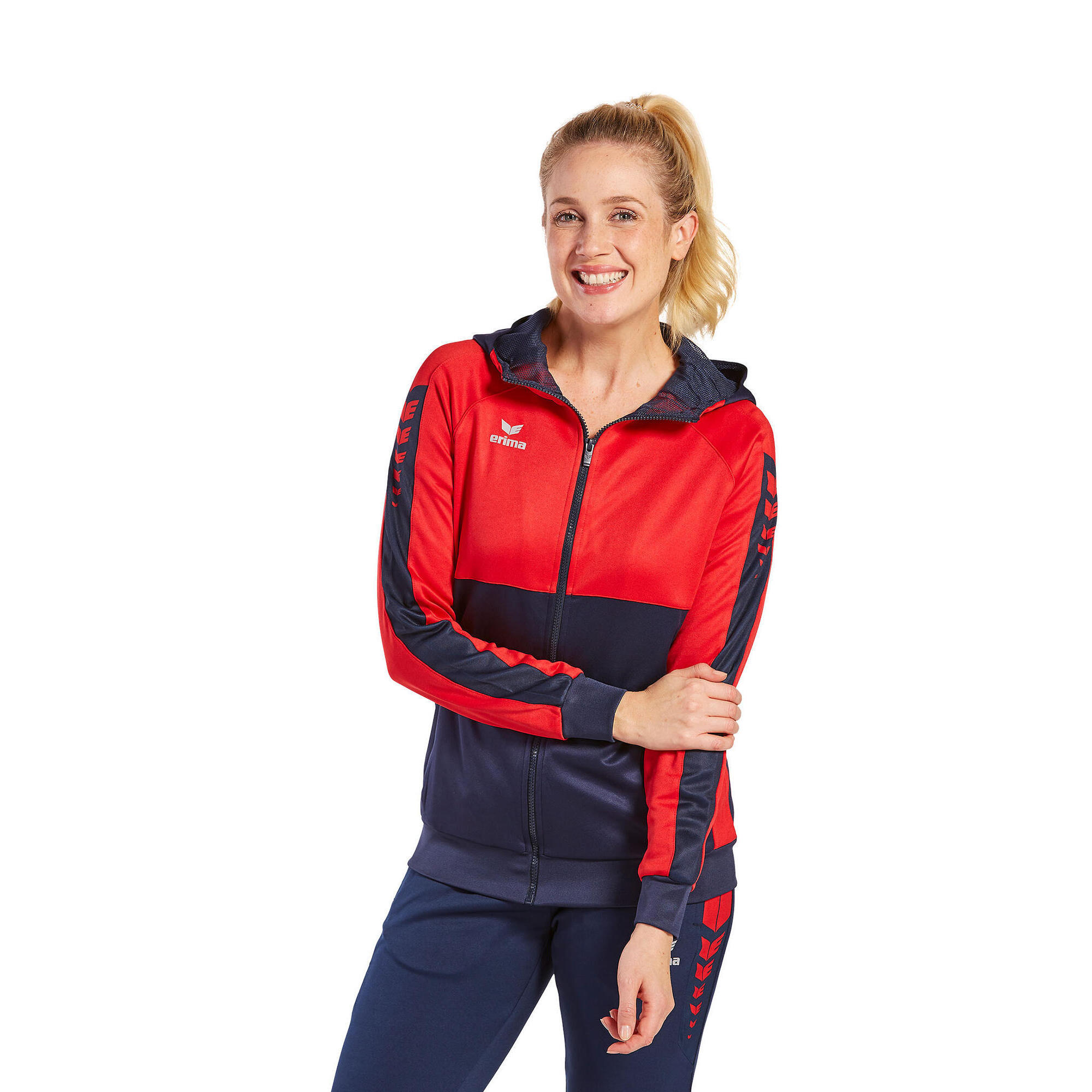 Kurtka treningowa z kapturem dla kobiet Erima Six Wings