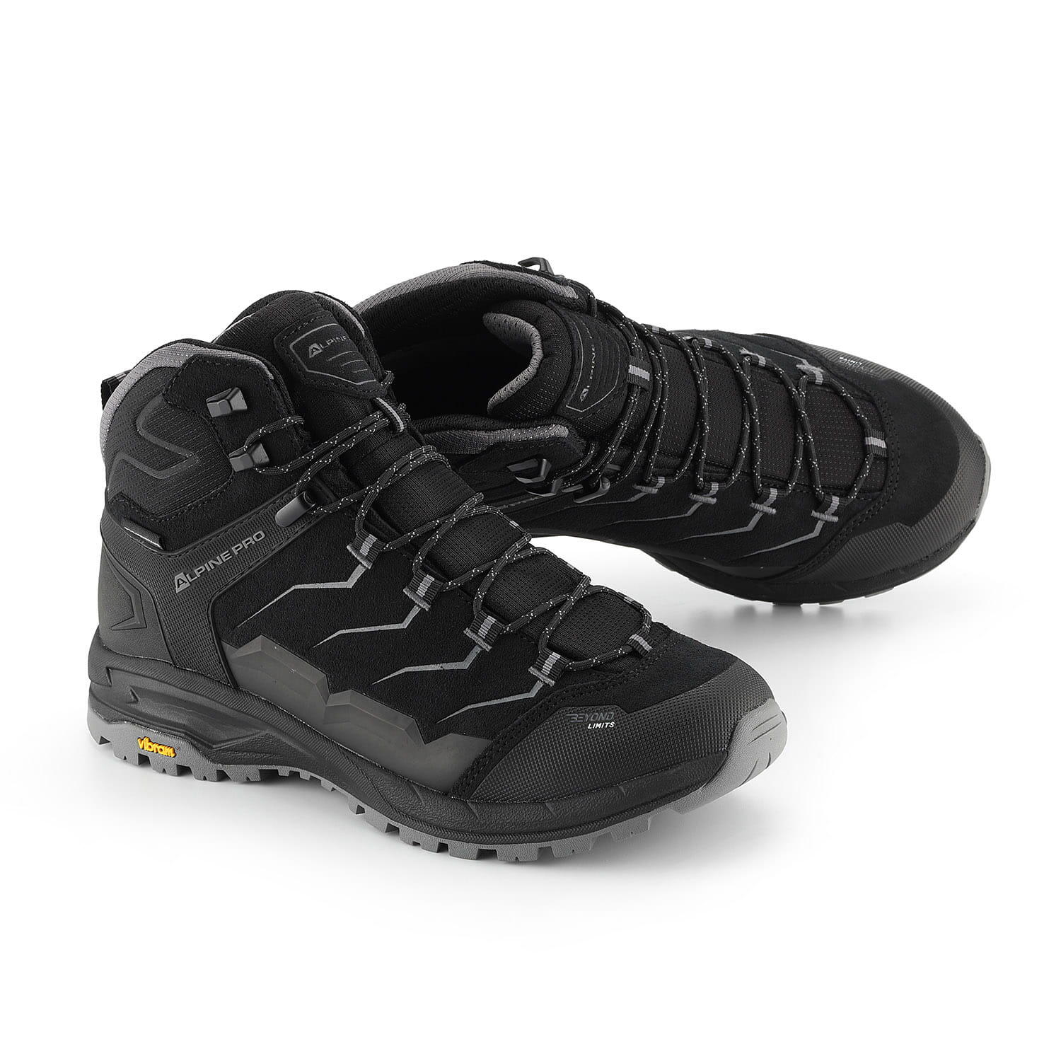 Buty wysokie trekkingowe unisex Alpine Pro Crede Vibram