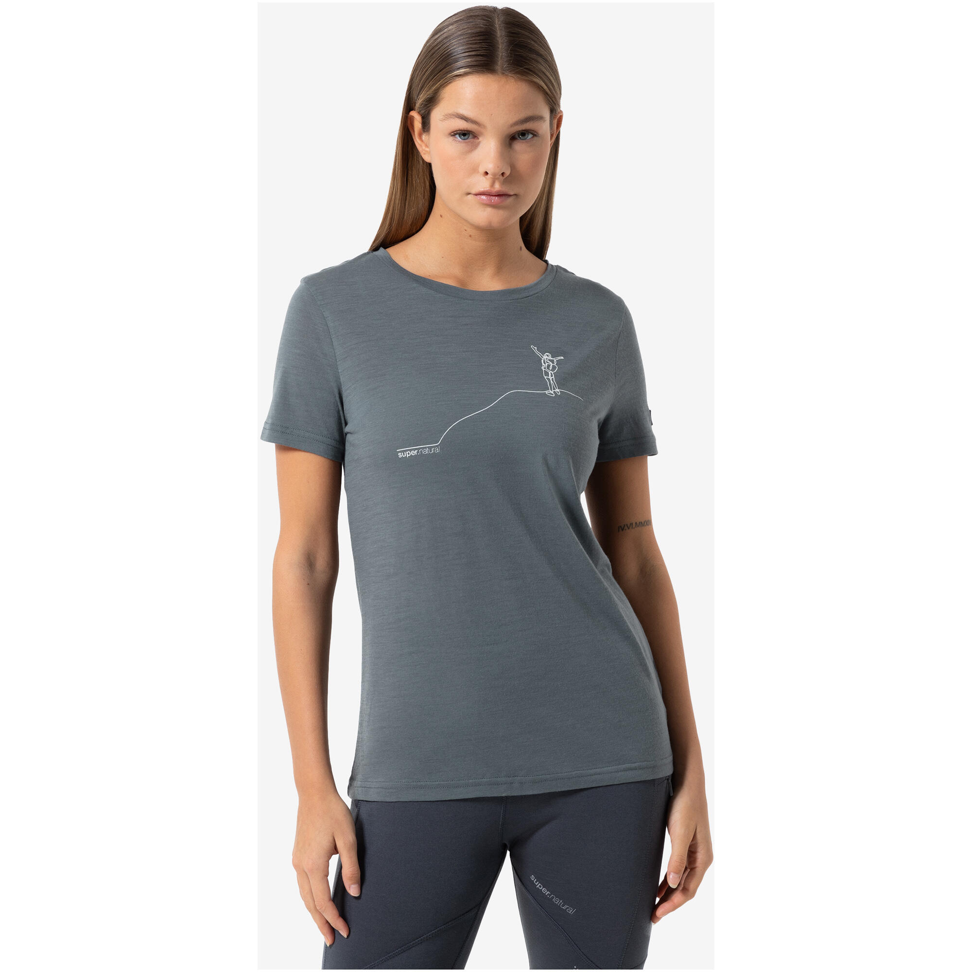 Koszulka z krótkim rękawkiem damska SUPER.NATURAL Bergglück Losee Tee