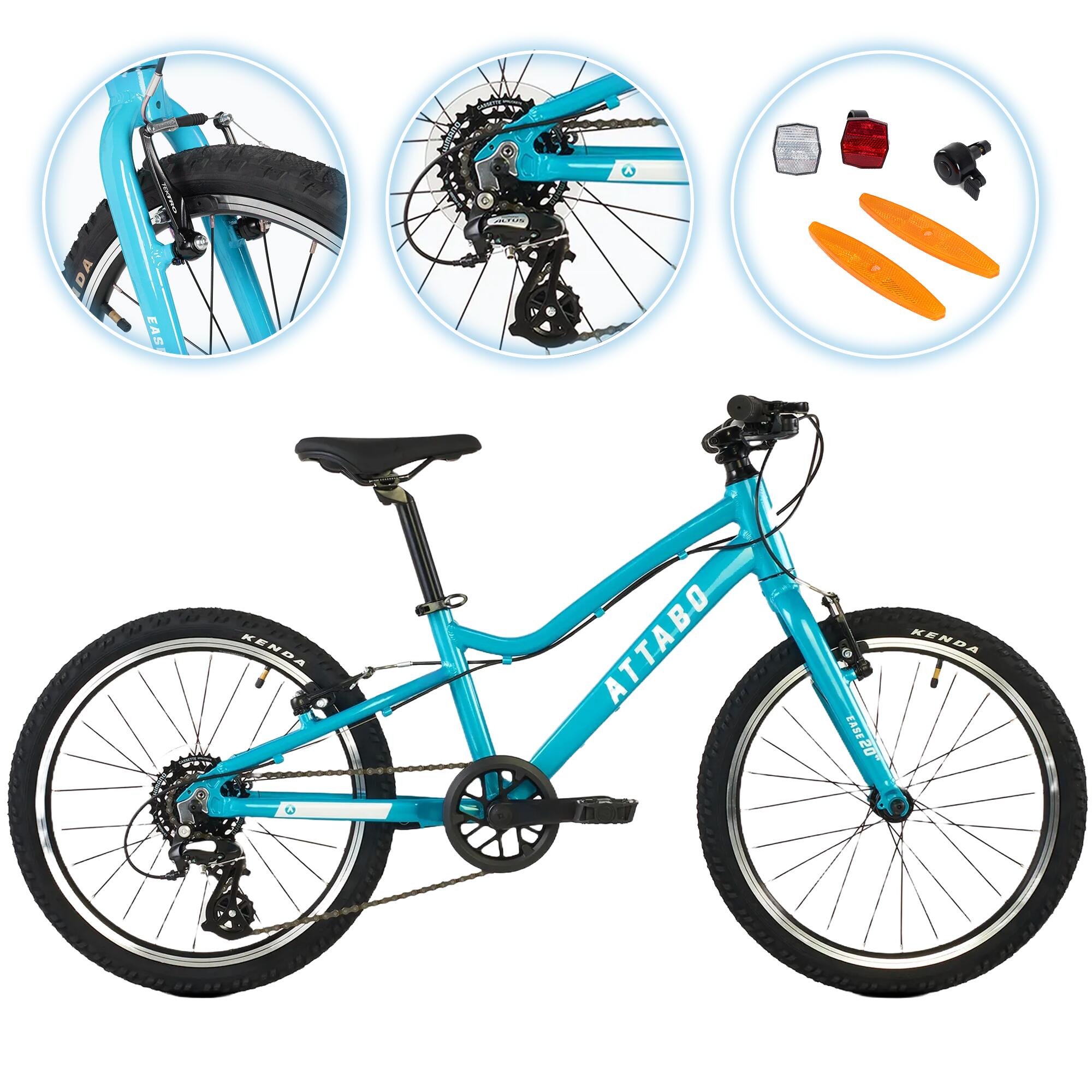 Rower dziecięcy ATTABO EASE 20" 9,1 kg