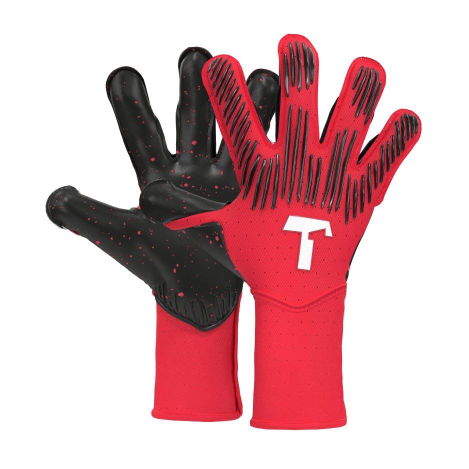 Rękawice bramkarskie seniorskie Rebel 2.0 Solar Red z usztywniaczami