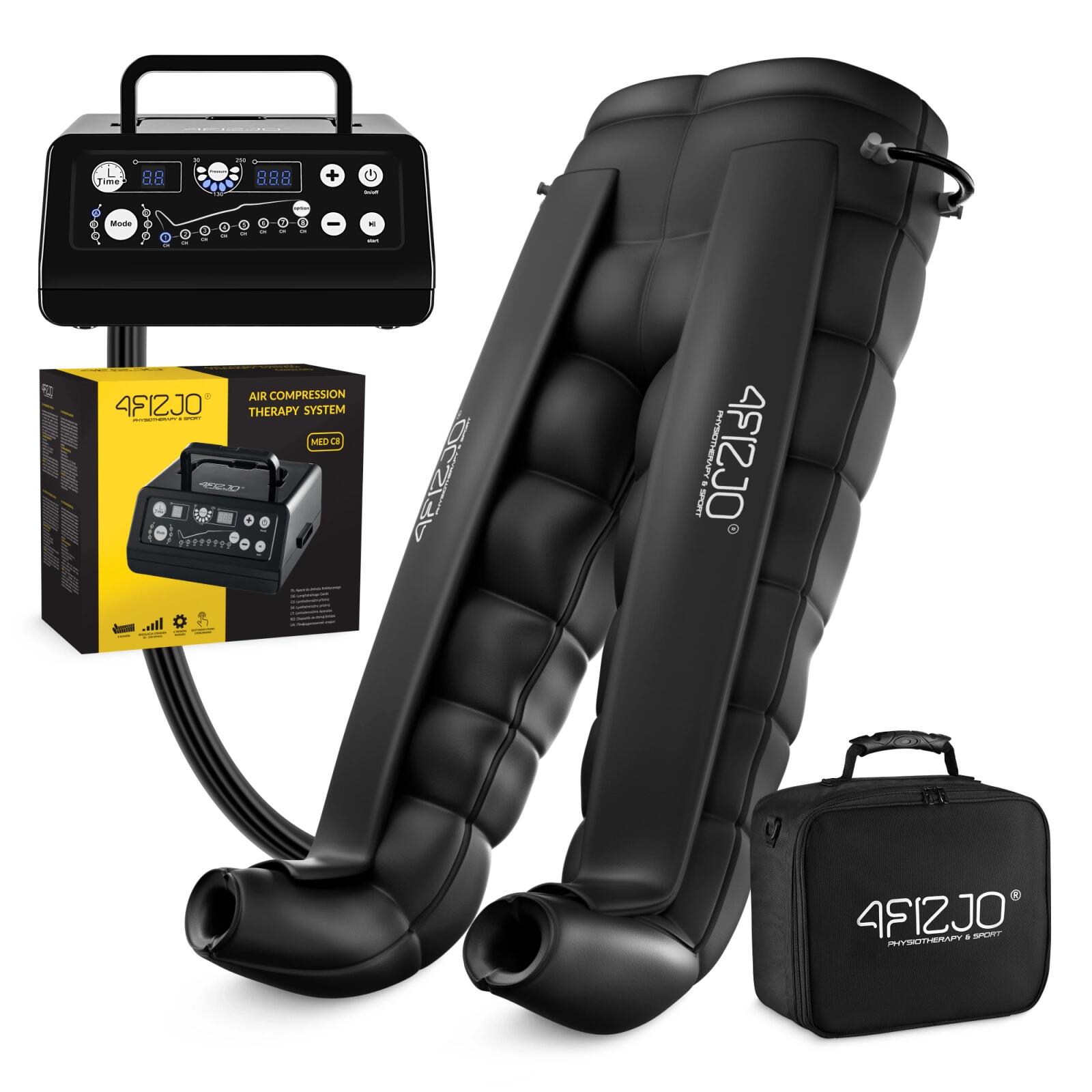 Aparat do drenażu limfatycznego na obrzęki 4FIZJO MED z systemem 8-komorowym