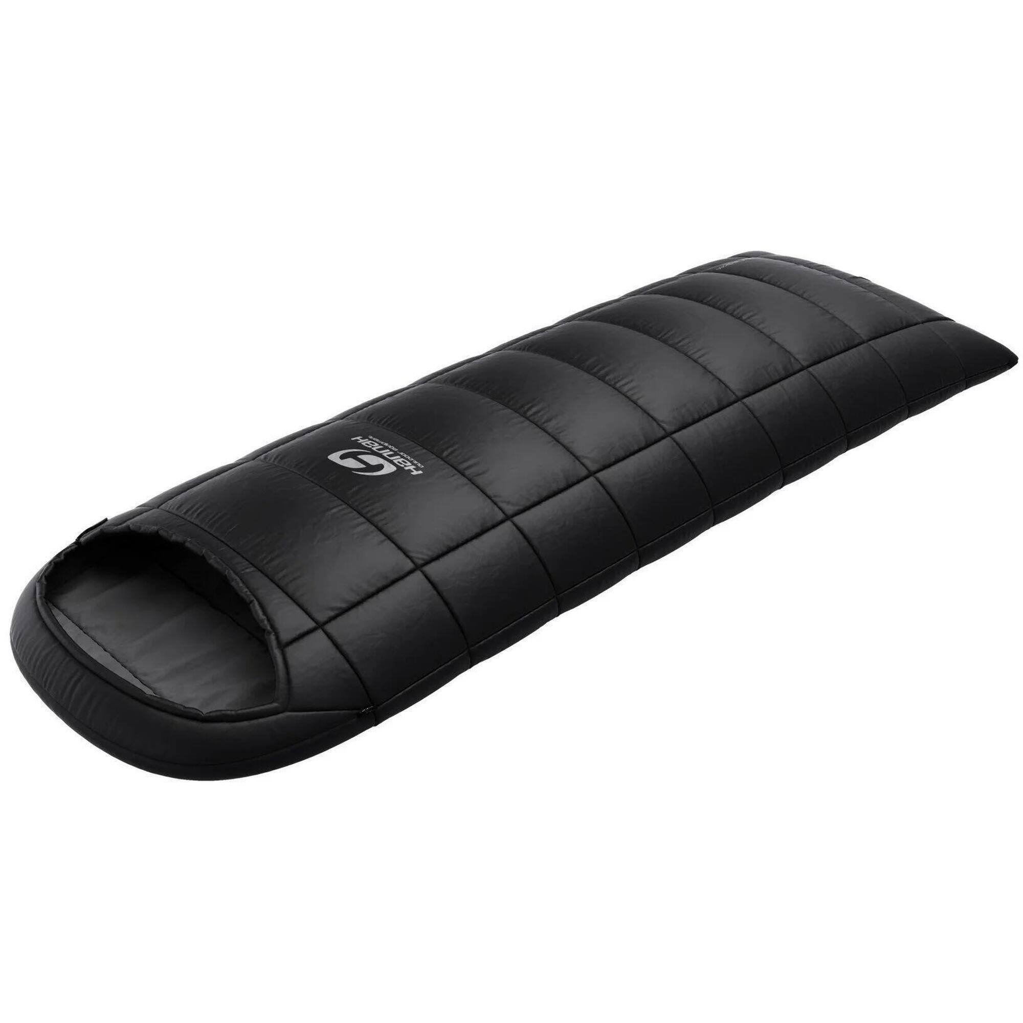 Śpiwór turystyczny Hannah Ranger 200 antracyt (-11°C) Zamek Lewy