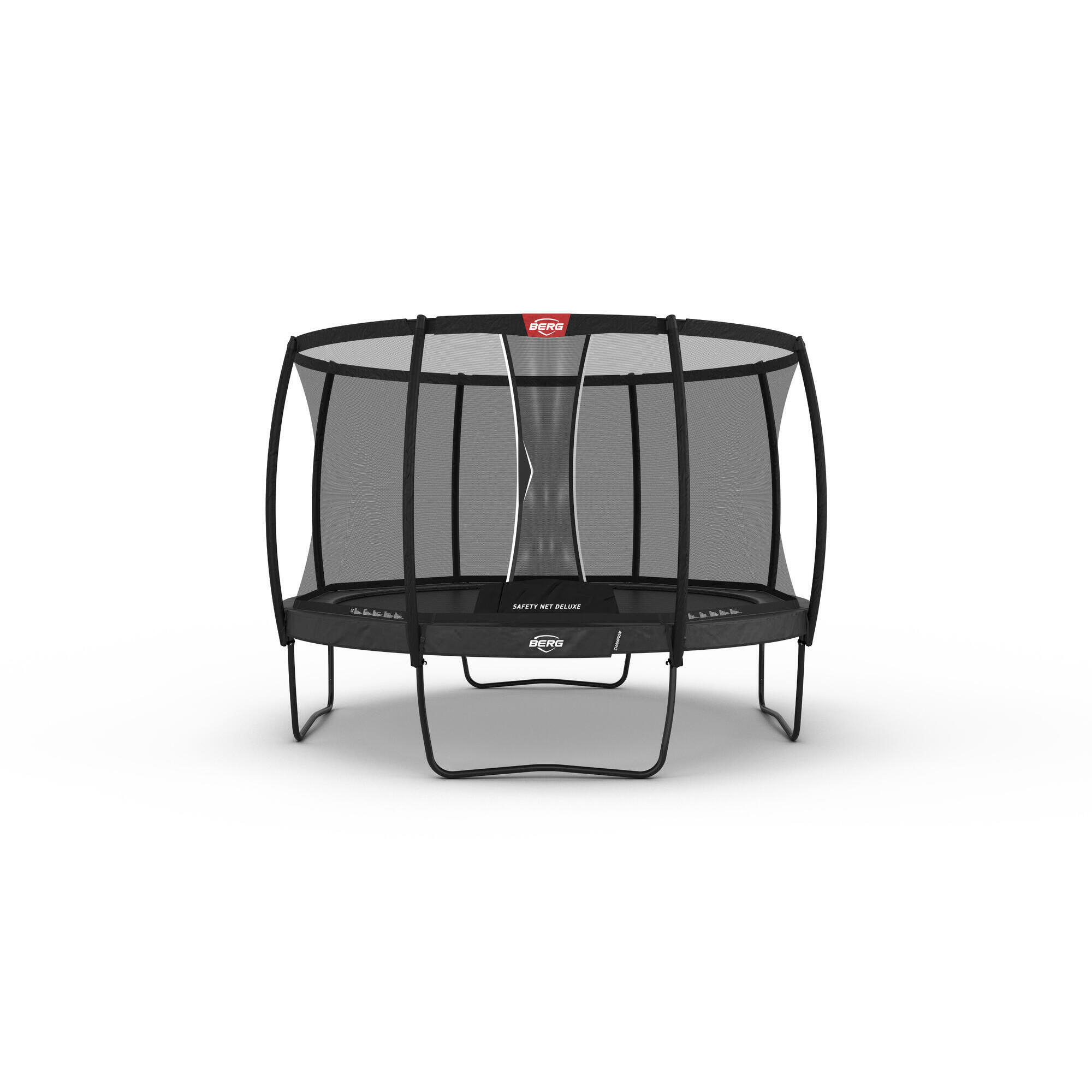 Trampolina BERG Champion + Siatka zab. Regular Okrągła 380 Antr. sz.