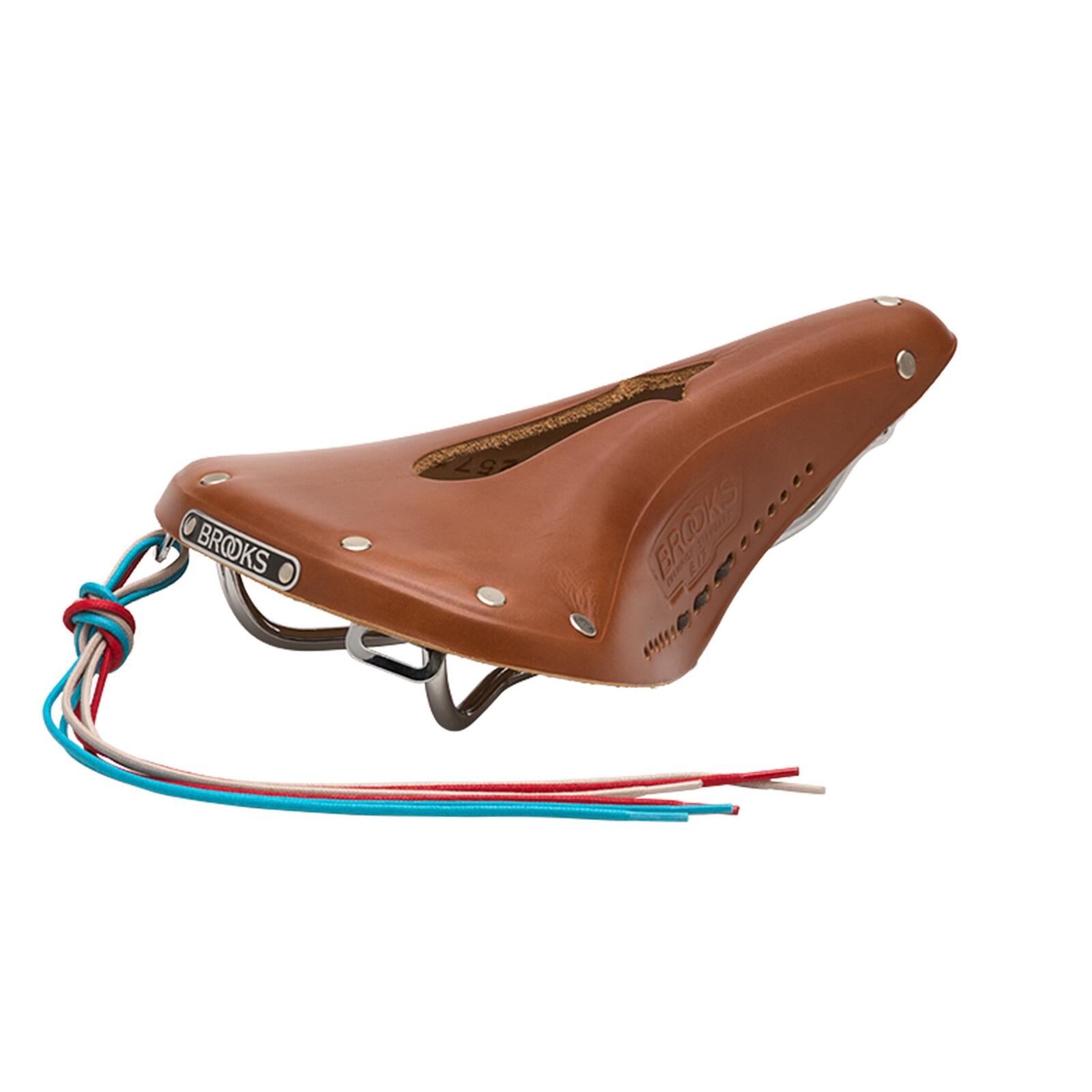 Siodełko Rowerowe B17 Imperial Wąskie Męskie Miodowe