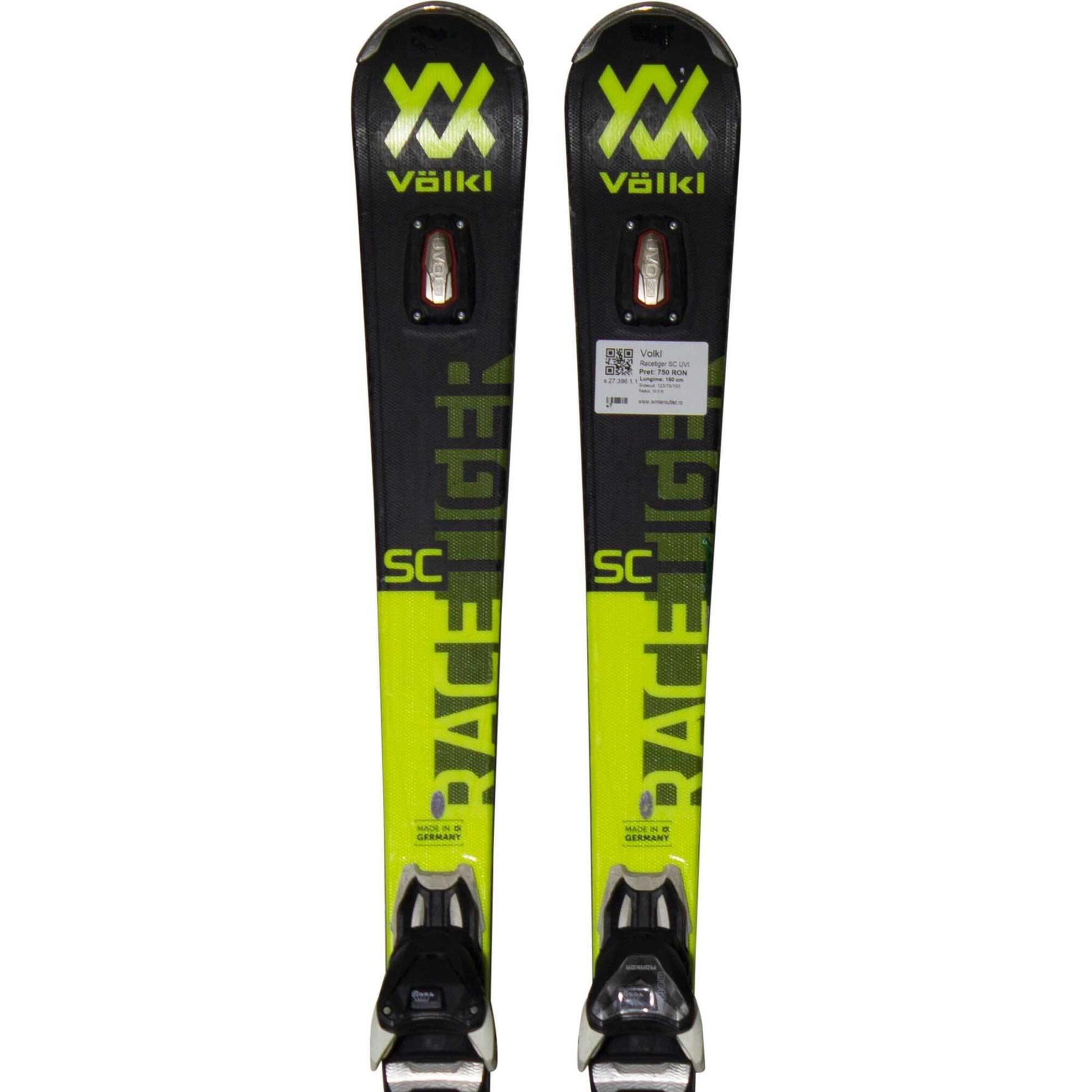 Second Life- Narty VOLKL Racetiger SC UVO 2020, 160 cm- Stan dobry