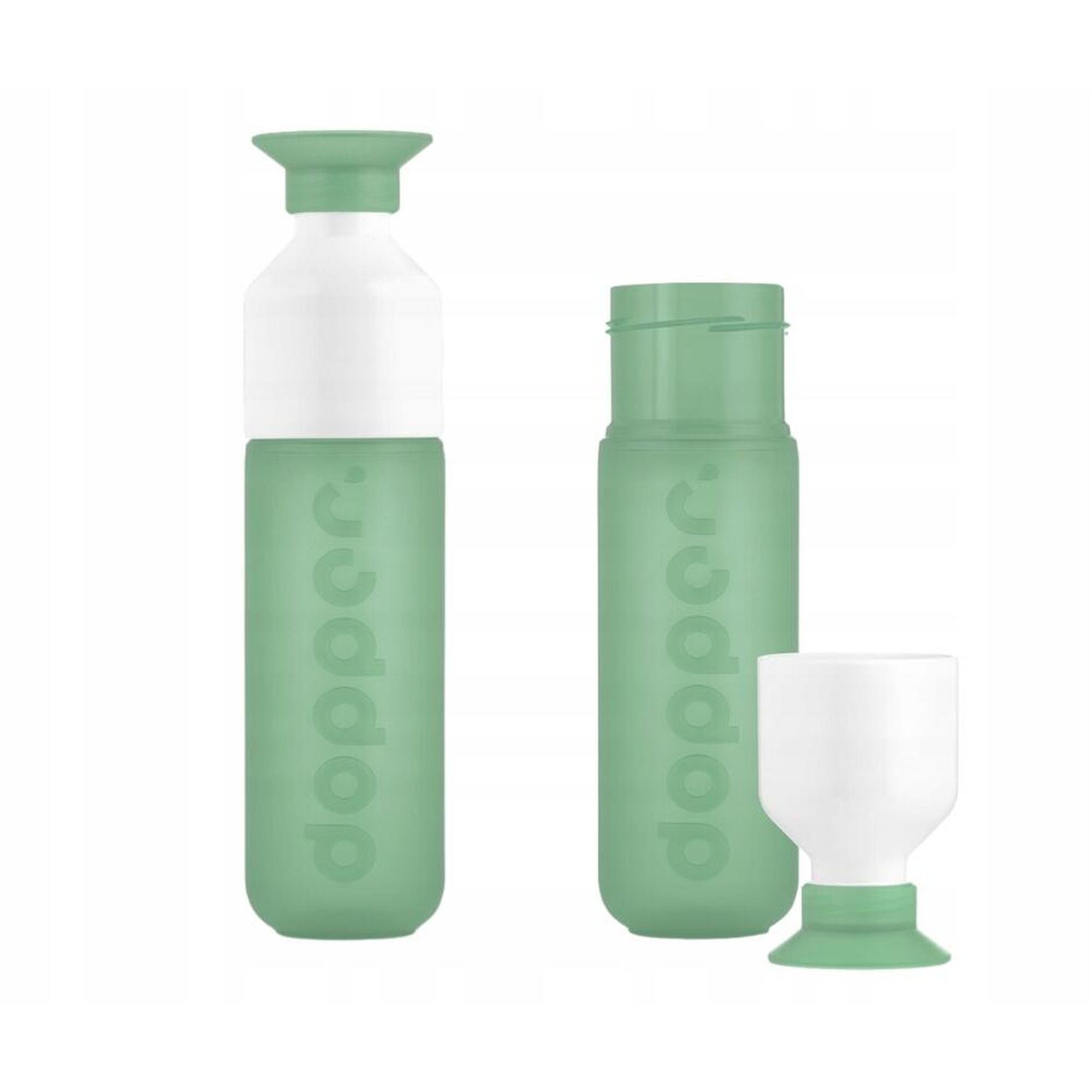 Butelka na wodę Dopper Moody Mint 450 ml z kubkiem