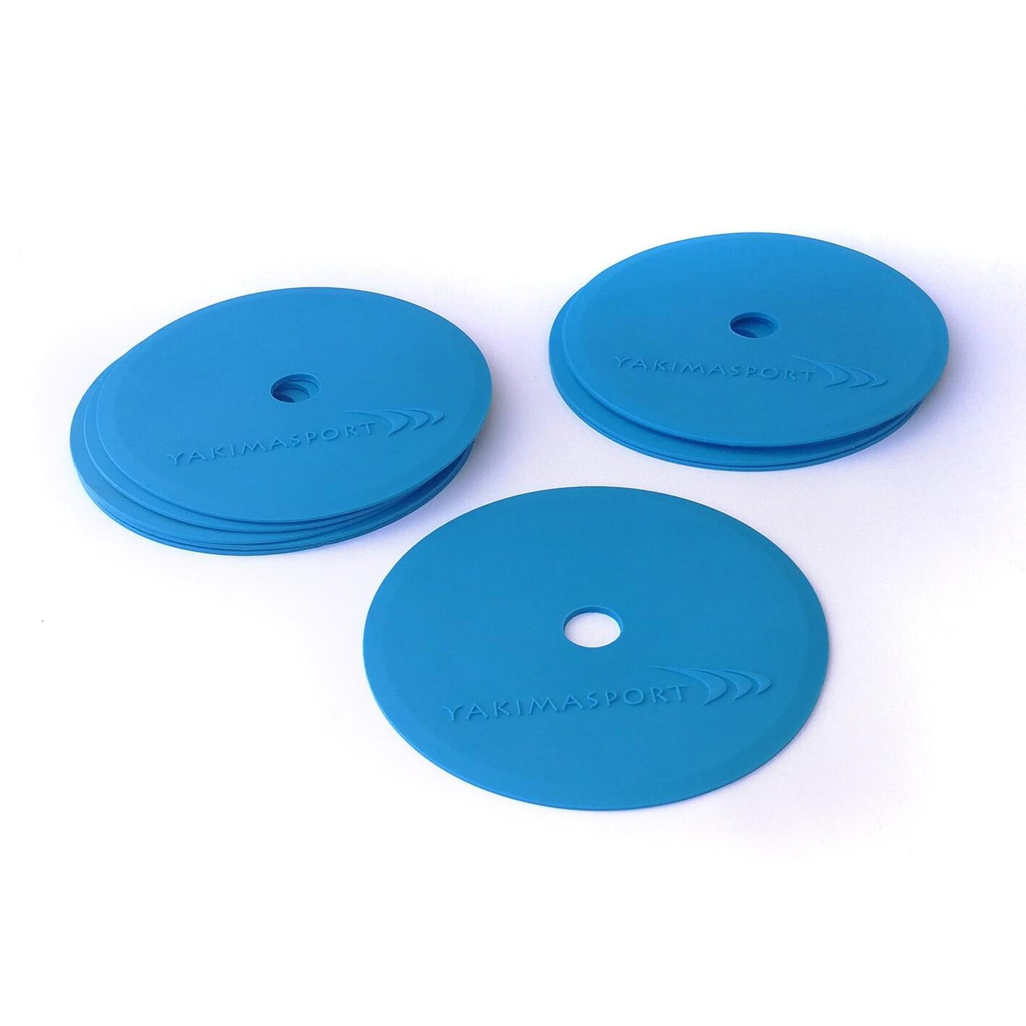 Znaczniki pola płaskie, maty znakujące – zestaw 10 szt. (niebieskie)