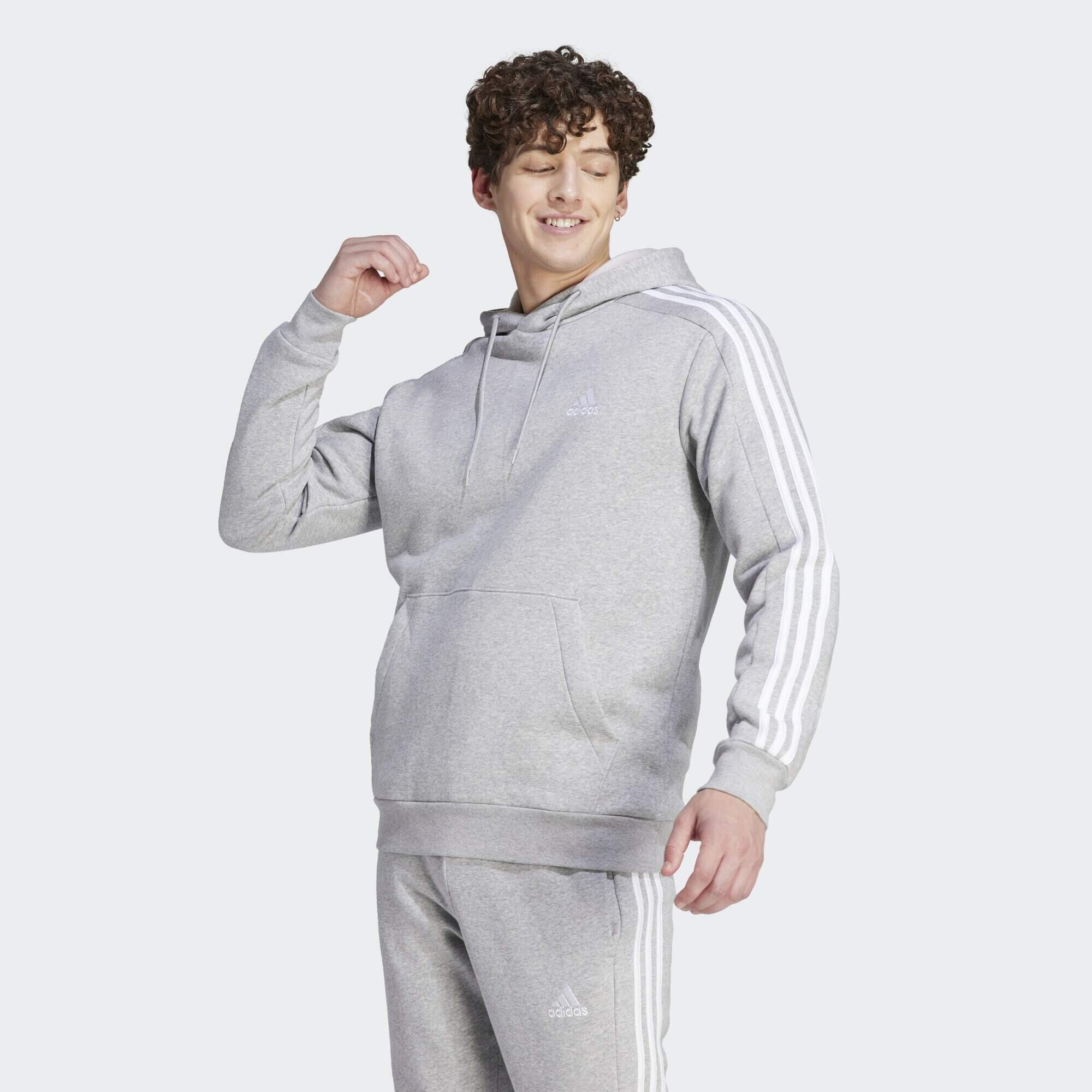 Bluza męska adidas Essentials Fleece 3-Stripes Hoodie