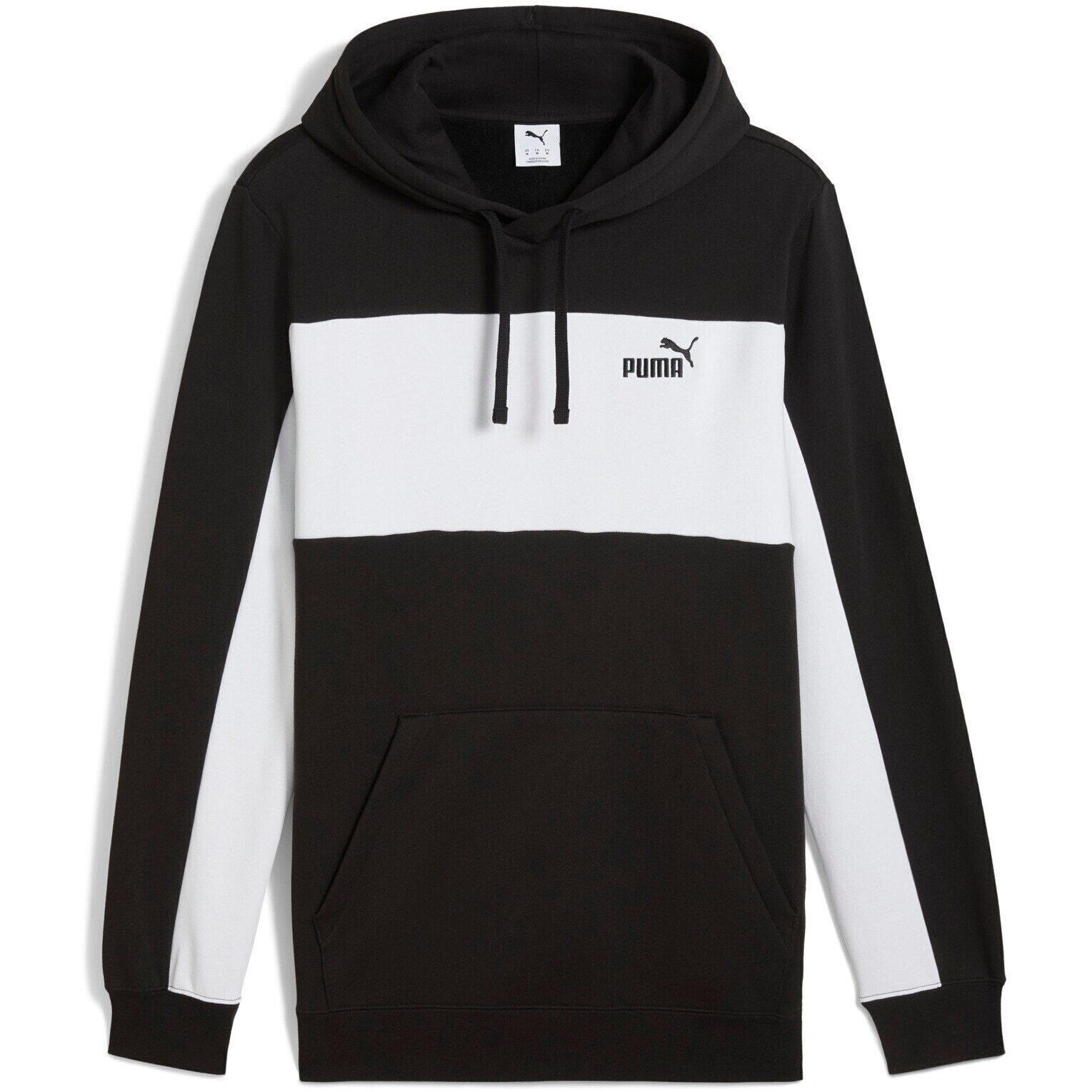 Bluza z kapturem męskie Puma Ess Block Hoodie Fl
