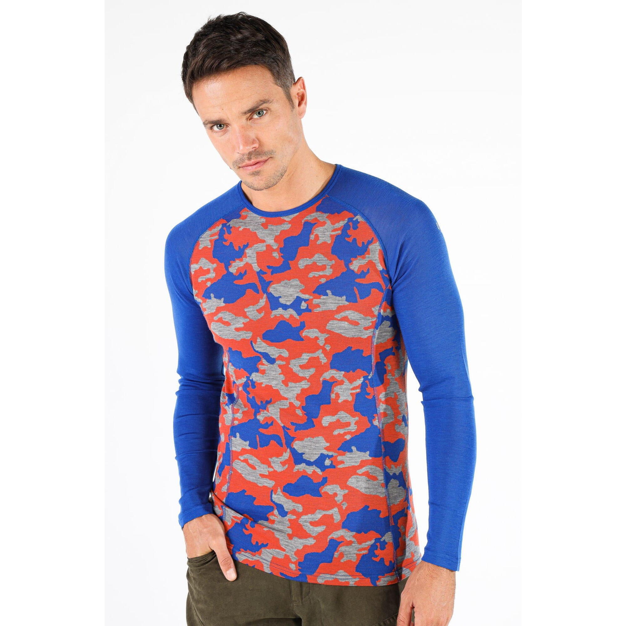 Koszulka męska z długim rękawem z 100% wełny Merino (230 g/m²) Woolona Asker