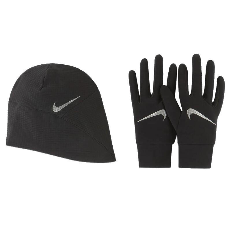 Komplet damski do biegania czapka i rękawiczki Nike Women's Hat and Glove Set