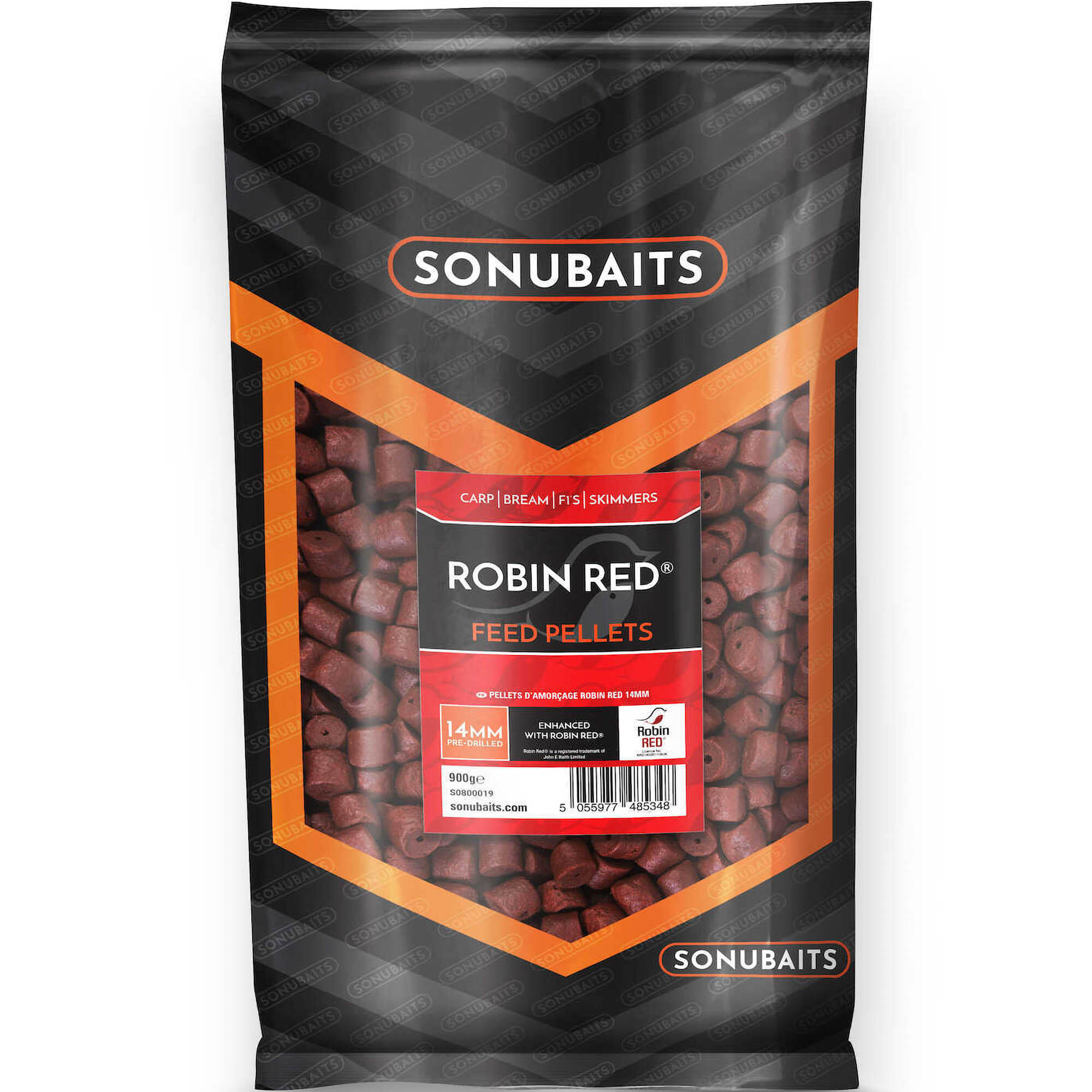 Pellet Zanętowy Sonubaits Feed - Robin Red 8Mm 900G