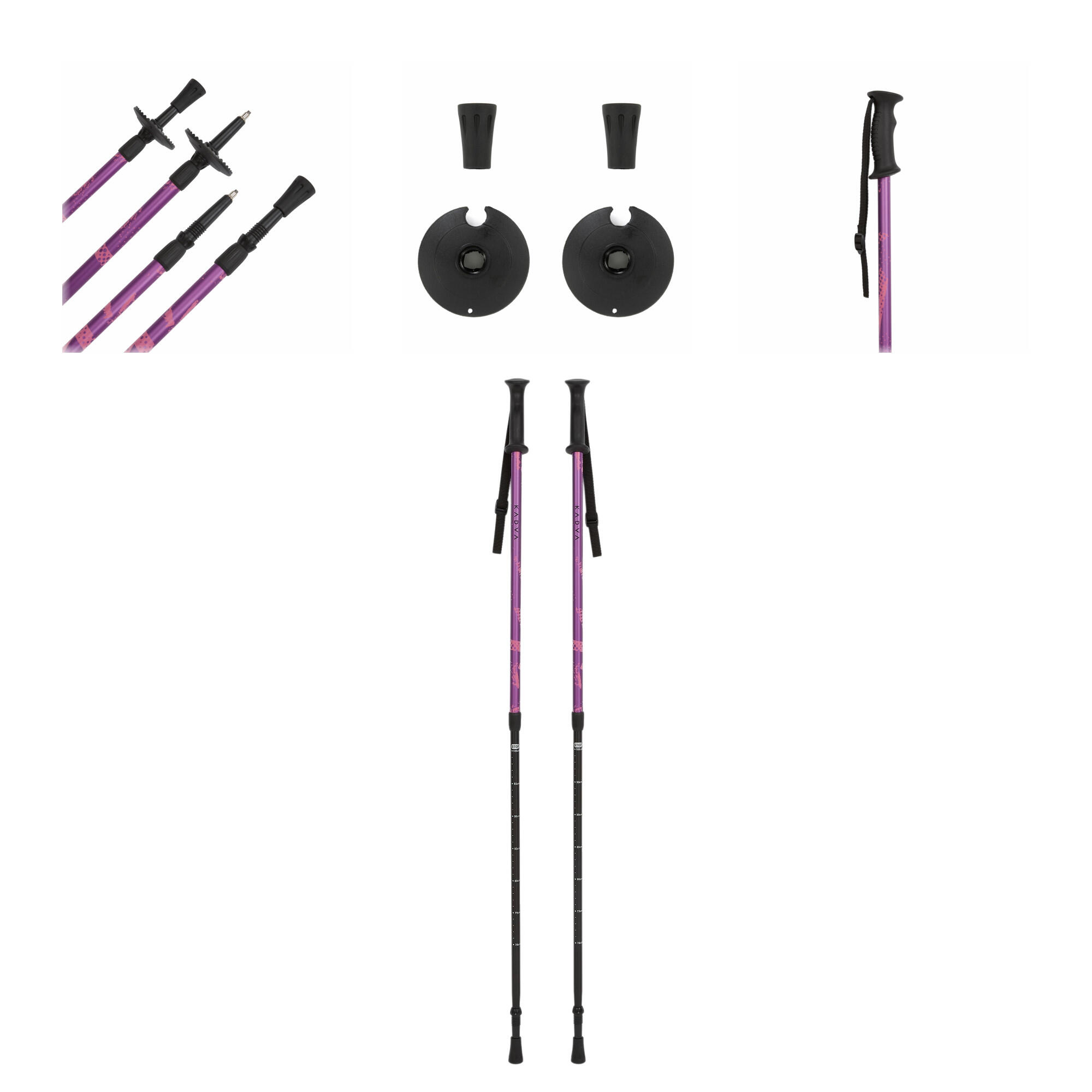 Kije narciarskie dziecięce KADVA Kidd