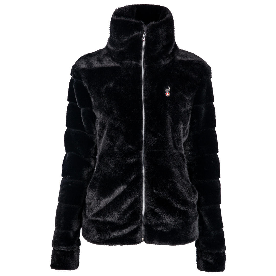 Kurtka damska AULP NALOR sztuczne futerko miękka ciepła stylowa miejska