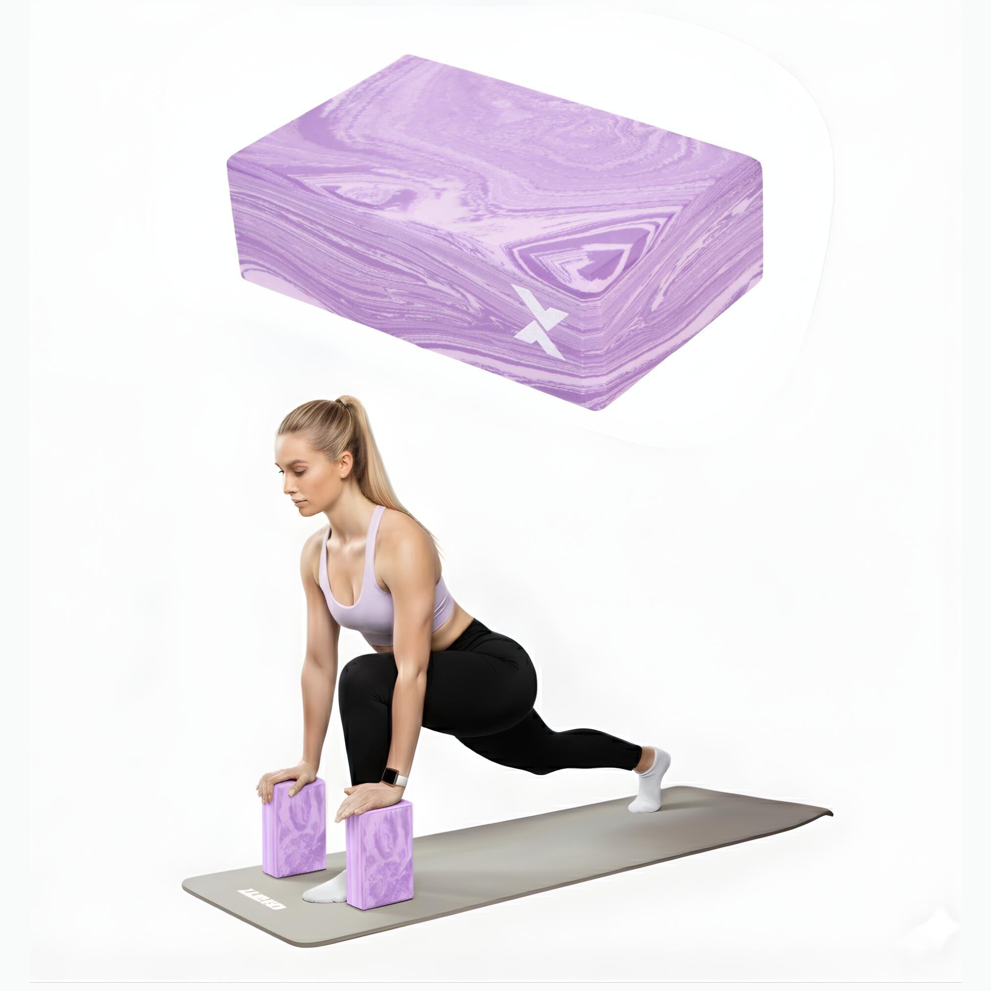 Kostka do jogi XTREXO TXO-B4Z076-VT