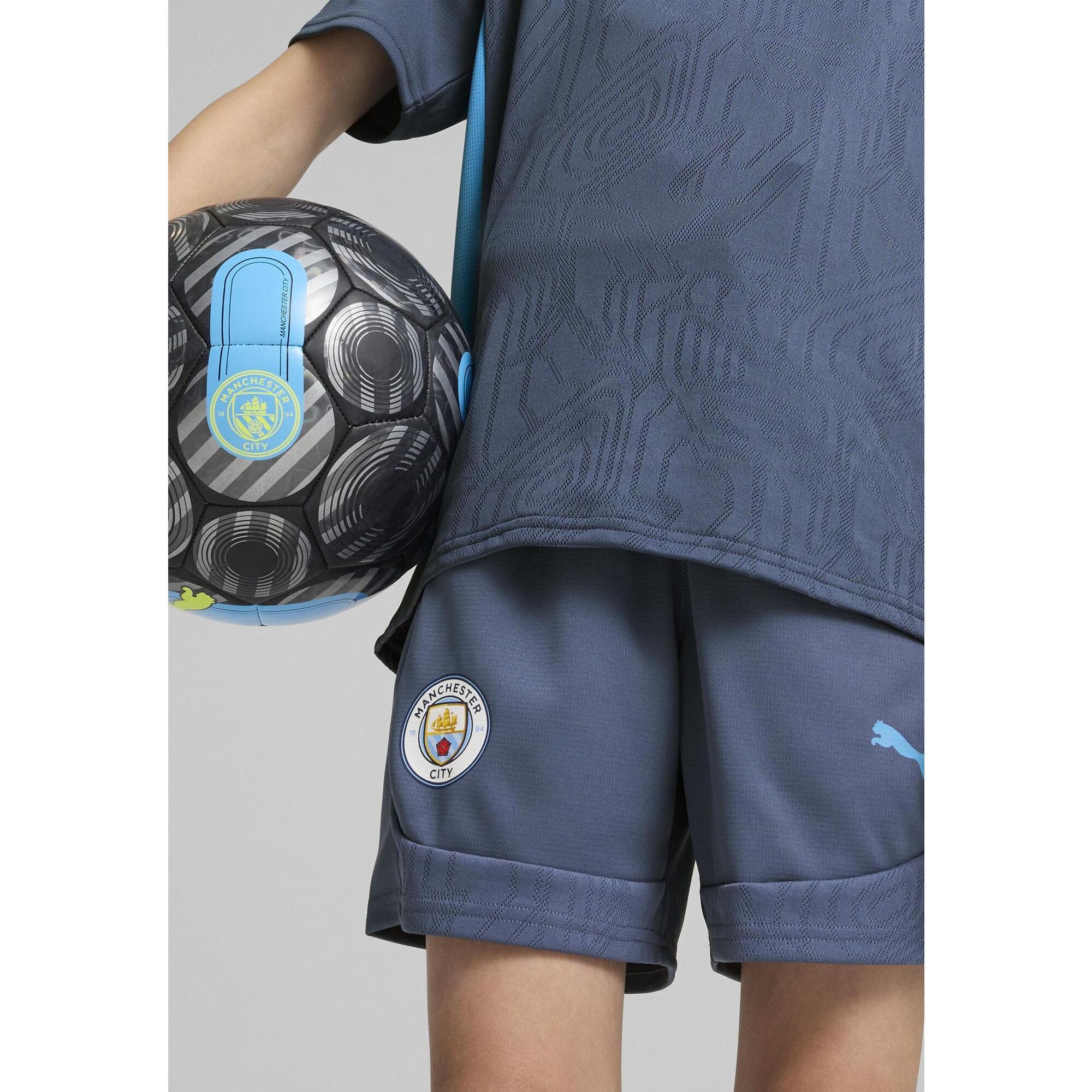 Młodzieżowe szorty treningowe Manchester City PUMA Inky Blue Magic