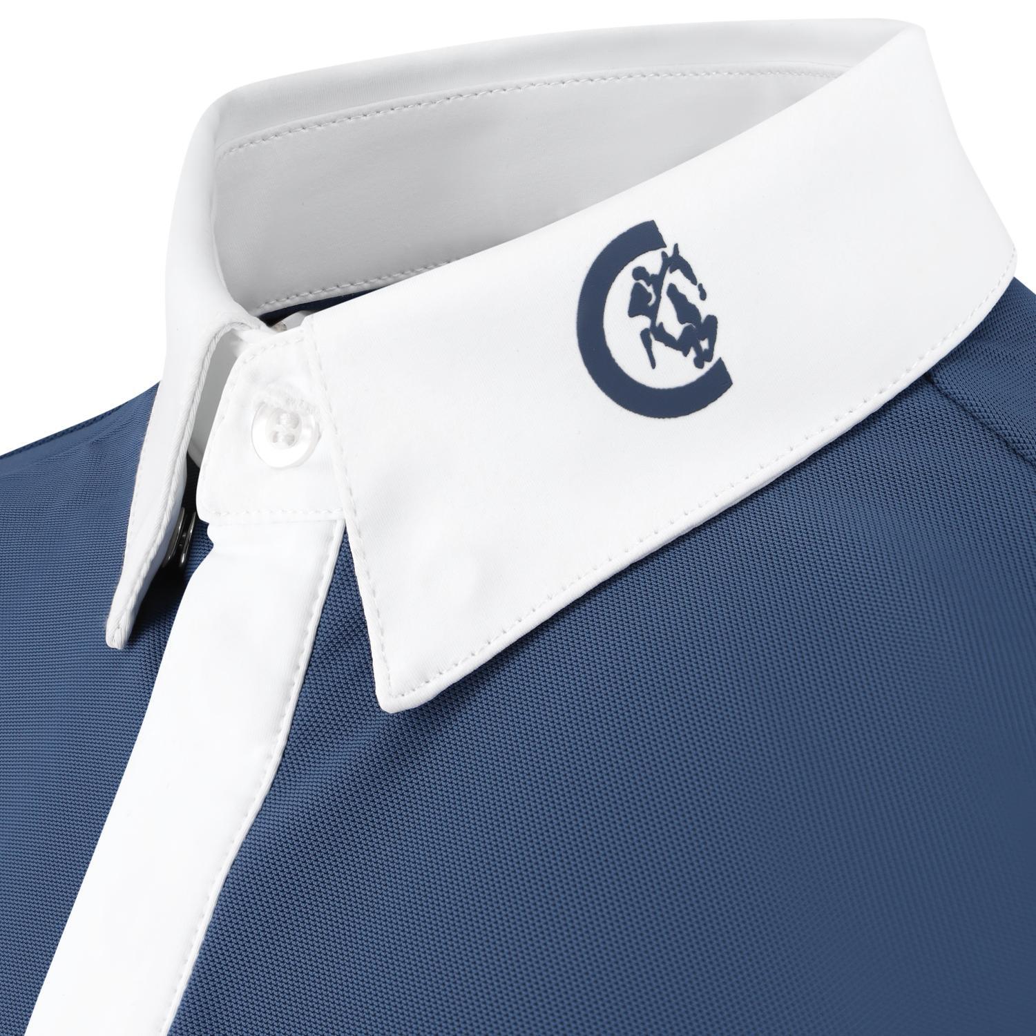 Dziecięca koszulka polo z długim rękawem do jazdy konnej Kentucky Osaka