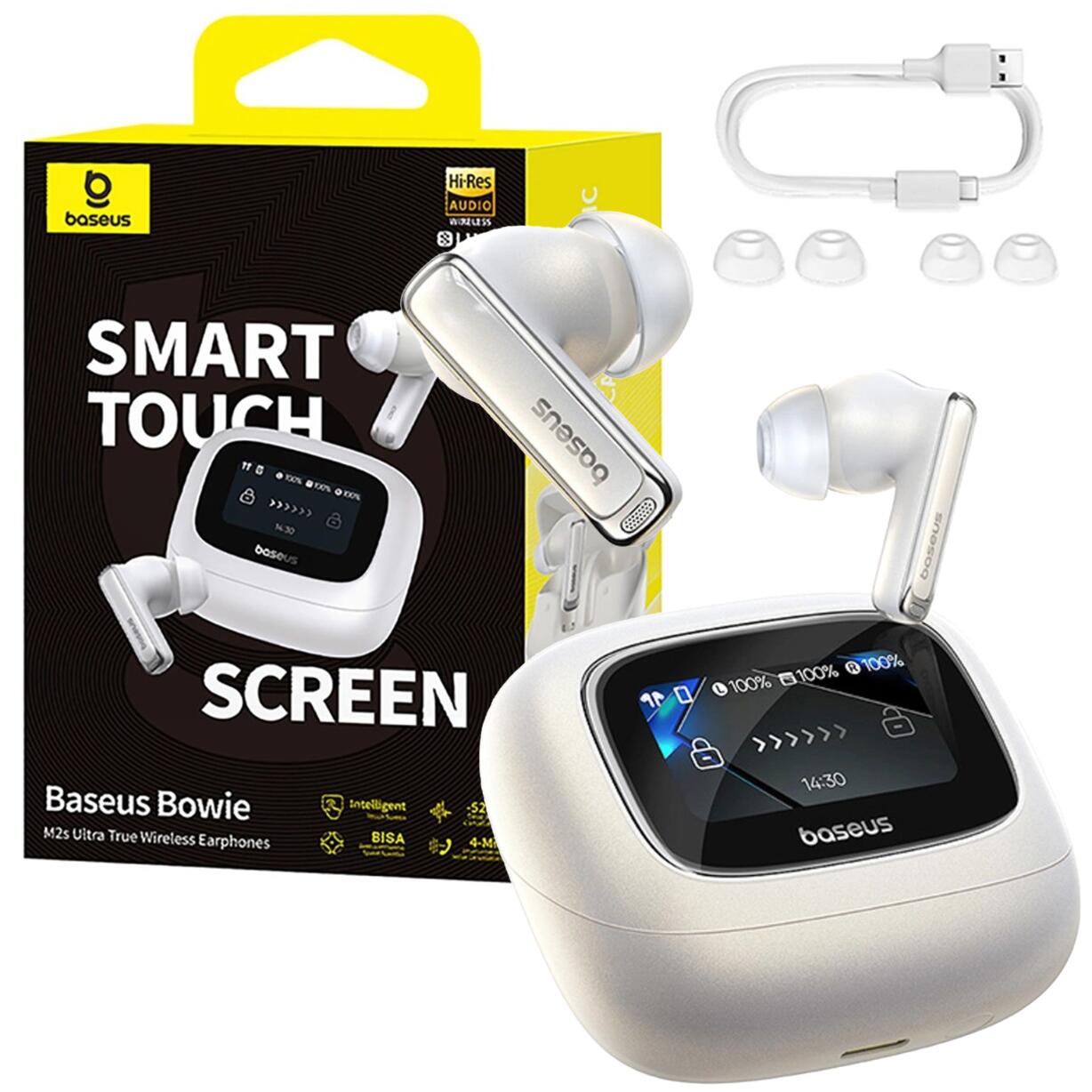 Baseus słuchawki bluetooth Bowie m2s ultra bezprzewodowe tws enc hires lhdc