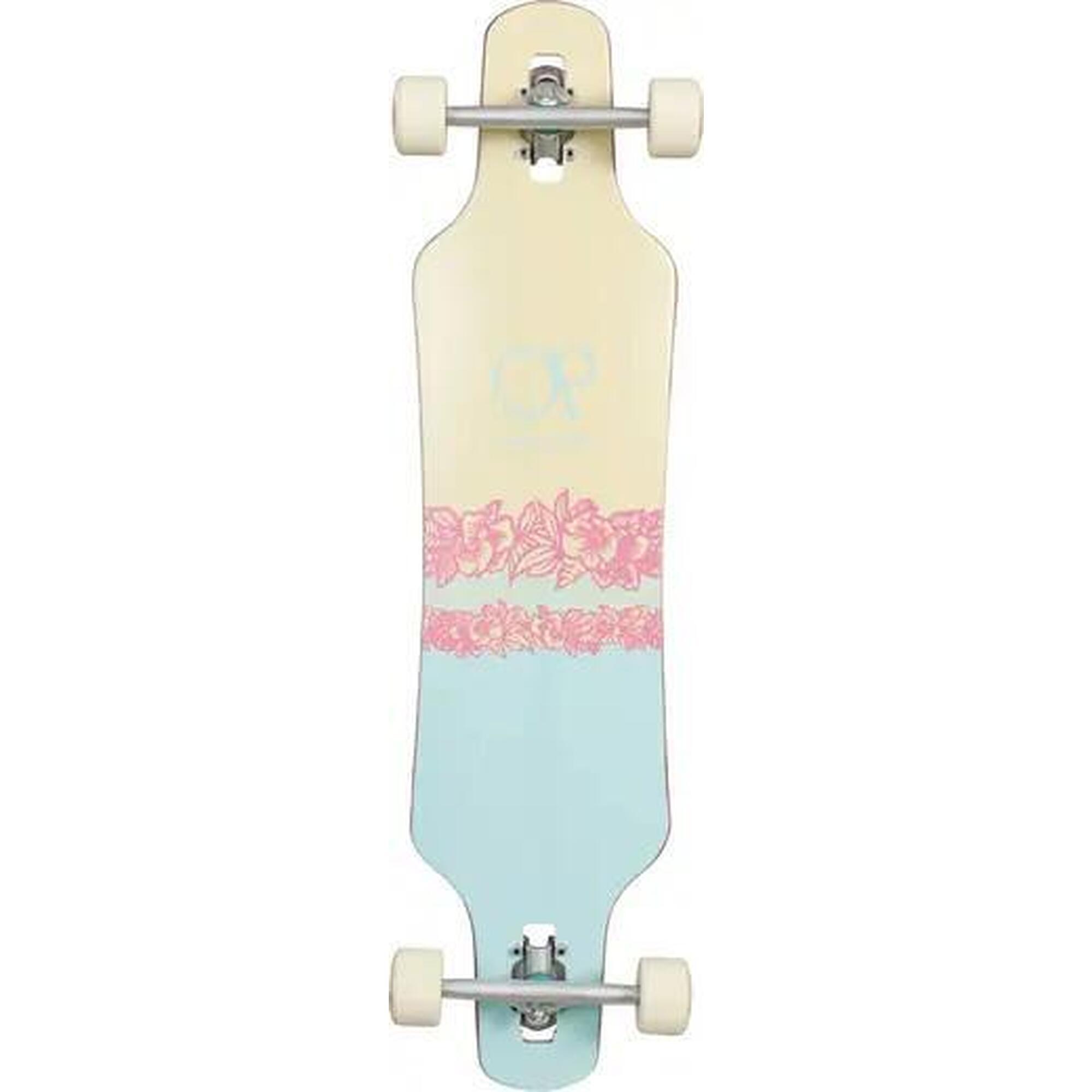 Deski Komplety Ocean Pacific Island Kompletny Longboard - 39" - Biały