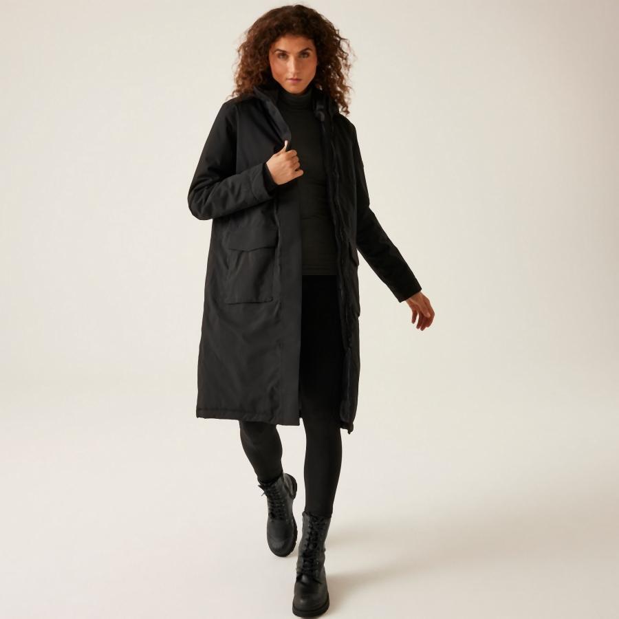 Kurtka przeciwdeszczowa z kapturem damska Regatta Yarli