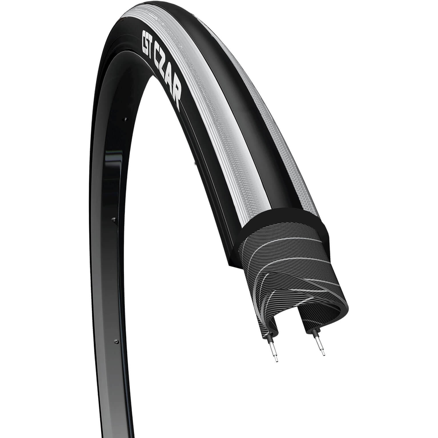 Opona Czar 700 X 23 Czarno-Biała