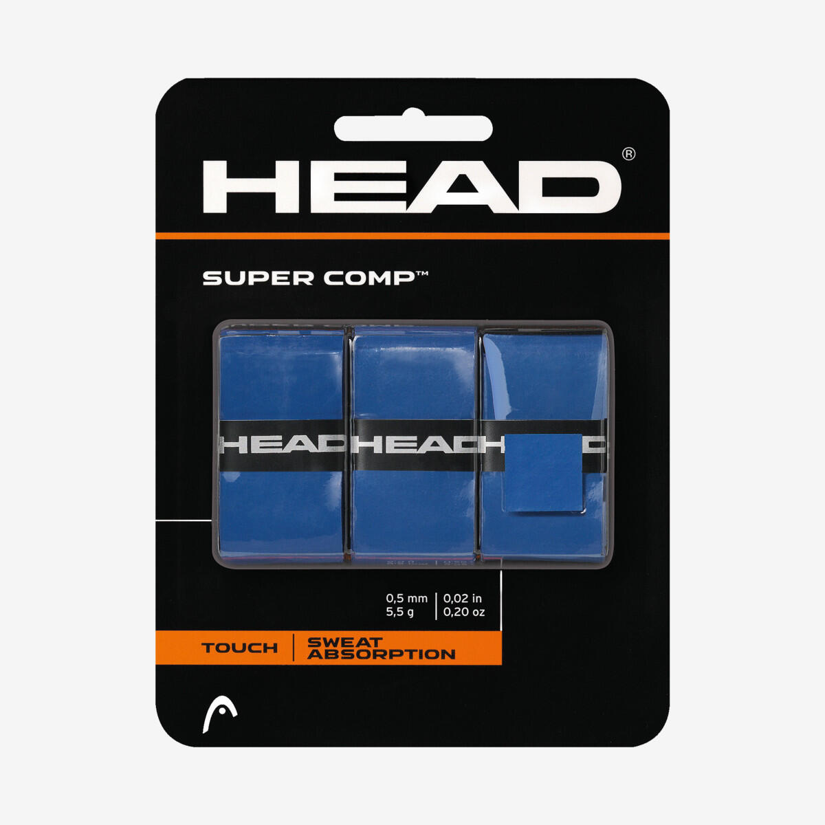 Owijka HEAD SUPER COMP blue x 3 szt.