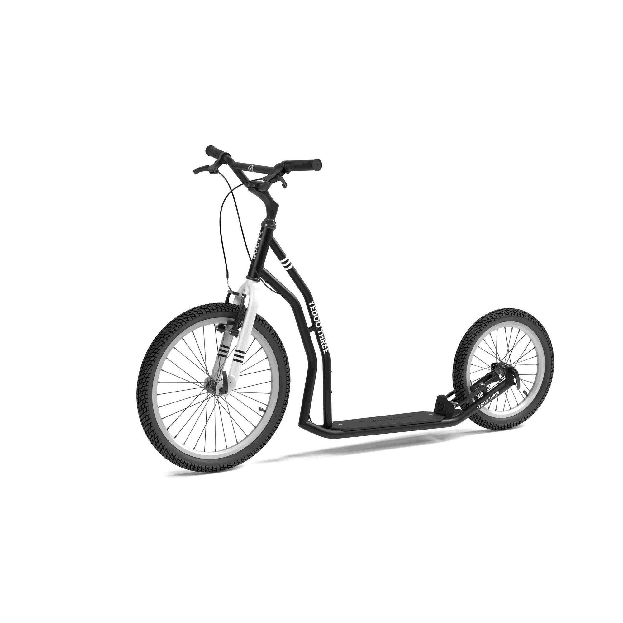 Hulajnoga Yedoo Three Y40 z kołami pneumatycznymi 20/16 czarna