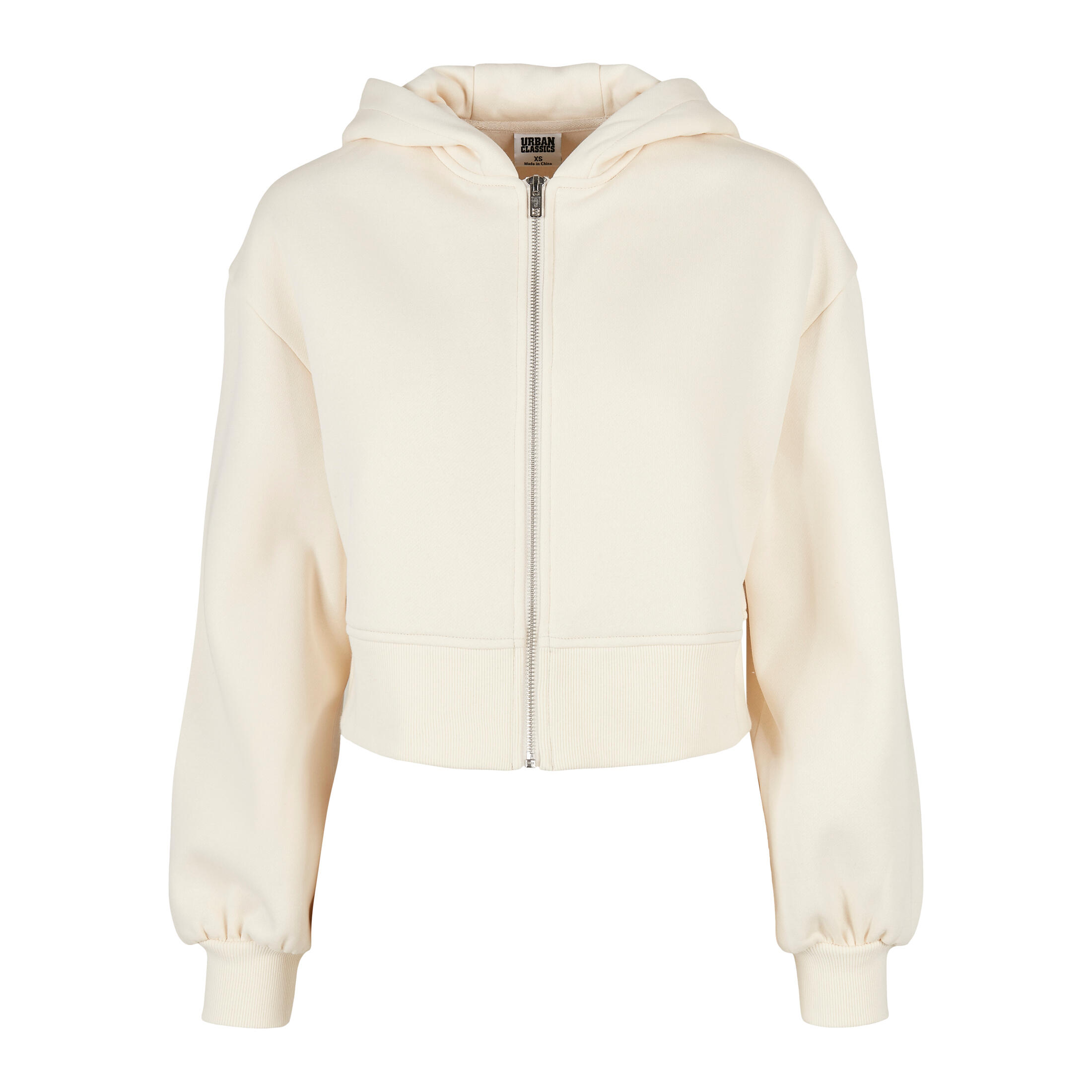 Damska krótka bluza z kapturem zapinana na zamek Urban Classics Oversized GT