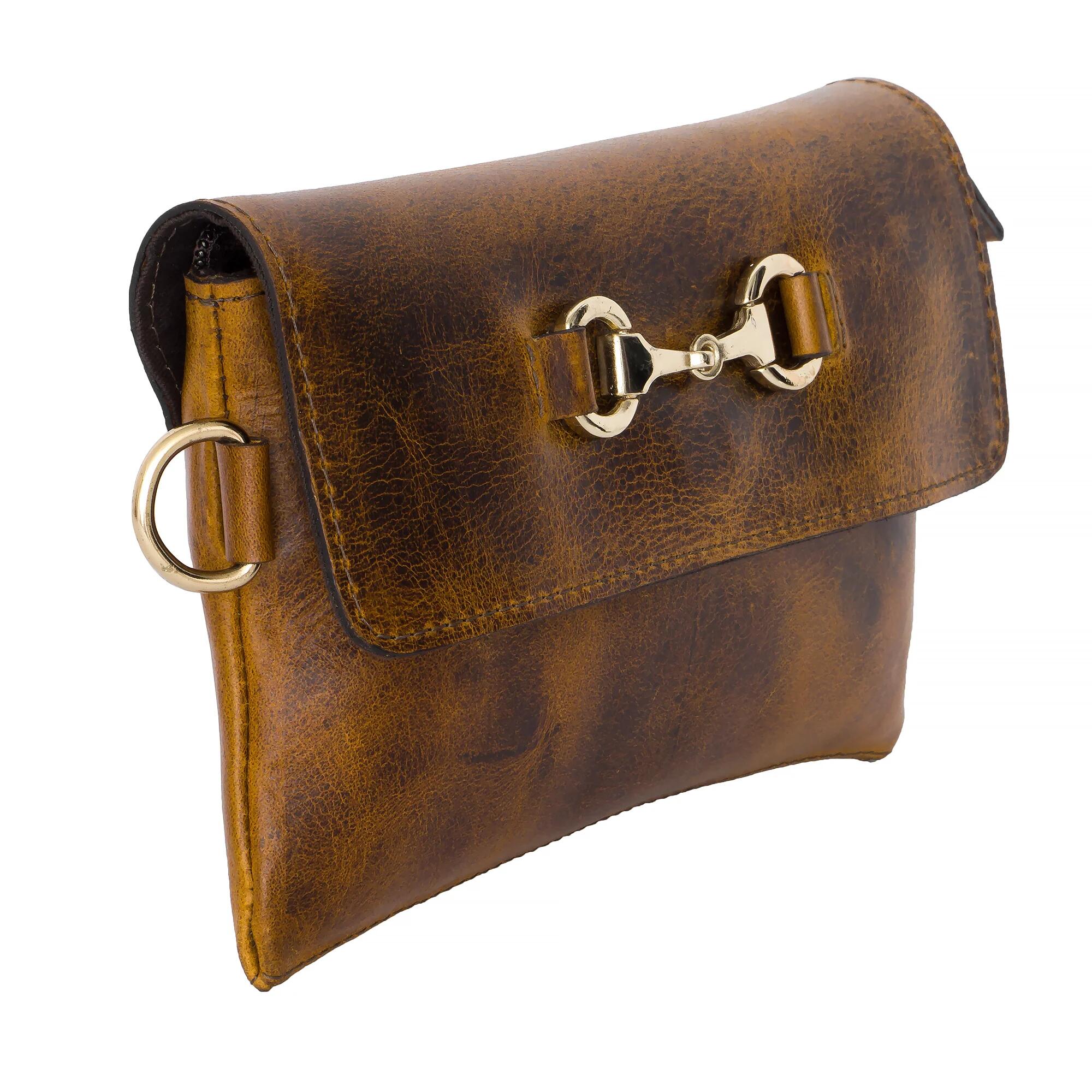 Torebka jeździecka damska listonoszka EQUESTRIAN QUEEN Maeve skórzana