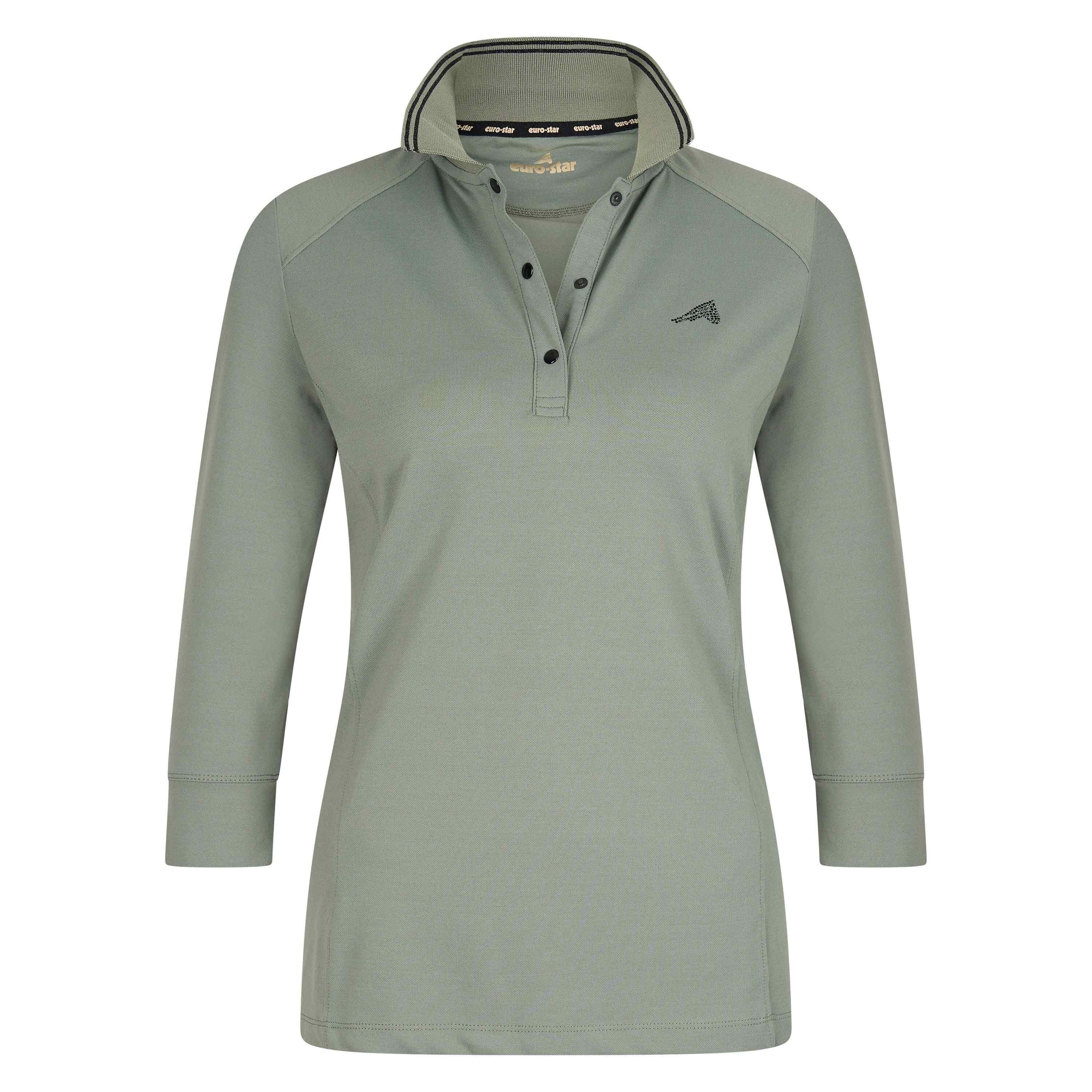 Damskie polo jeździeckie z długim rękawem Euro-Star Gianna