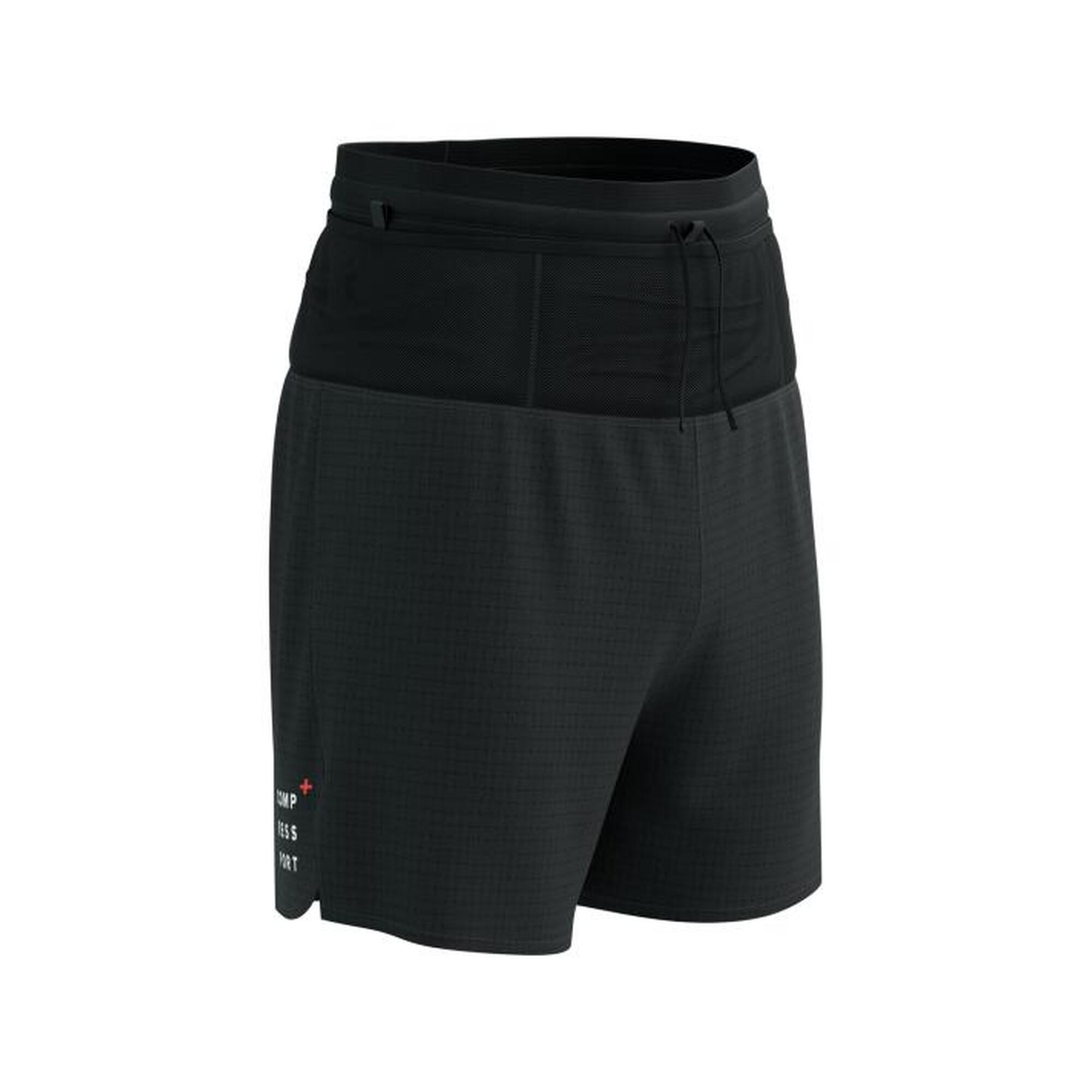 Spodenki do biegania męskie Compressport Trail Racing Overshort