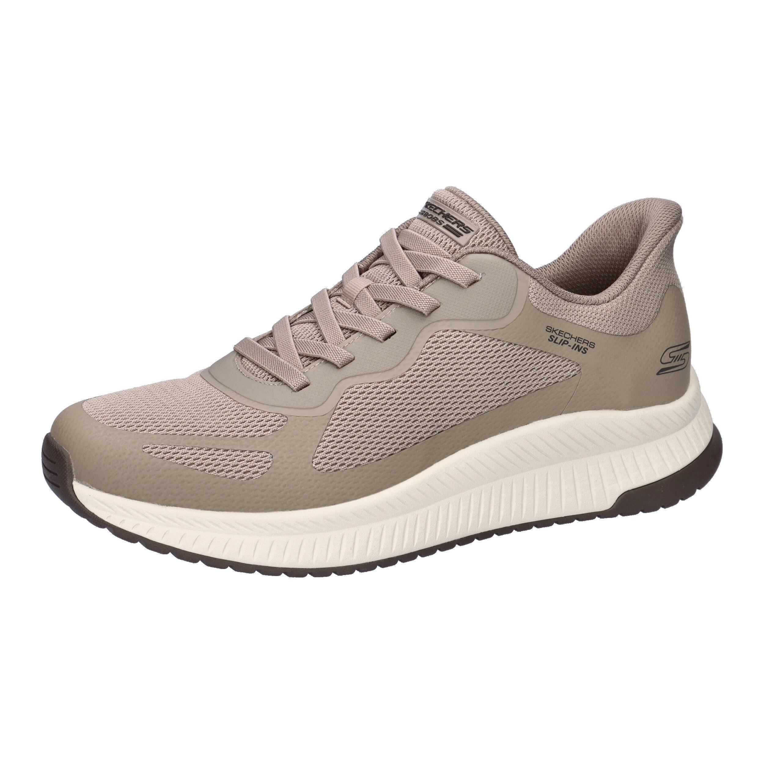 Buty SKECHERS SLIP-INS BOBS SQUAD 4 Brązowy