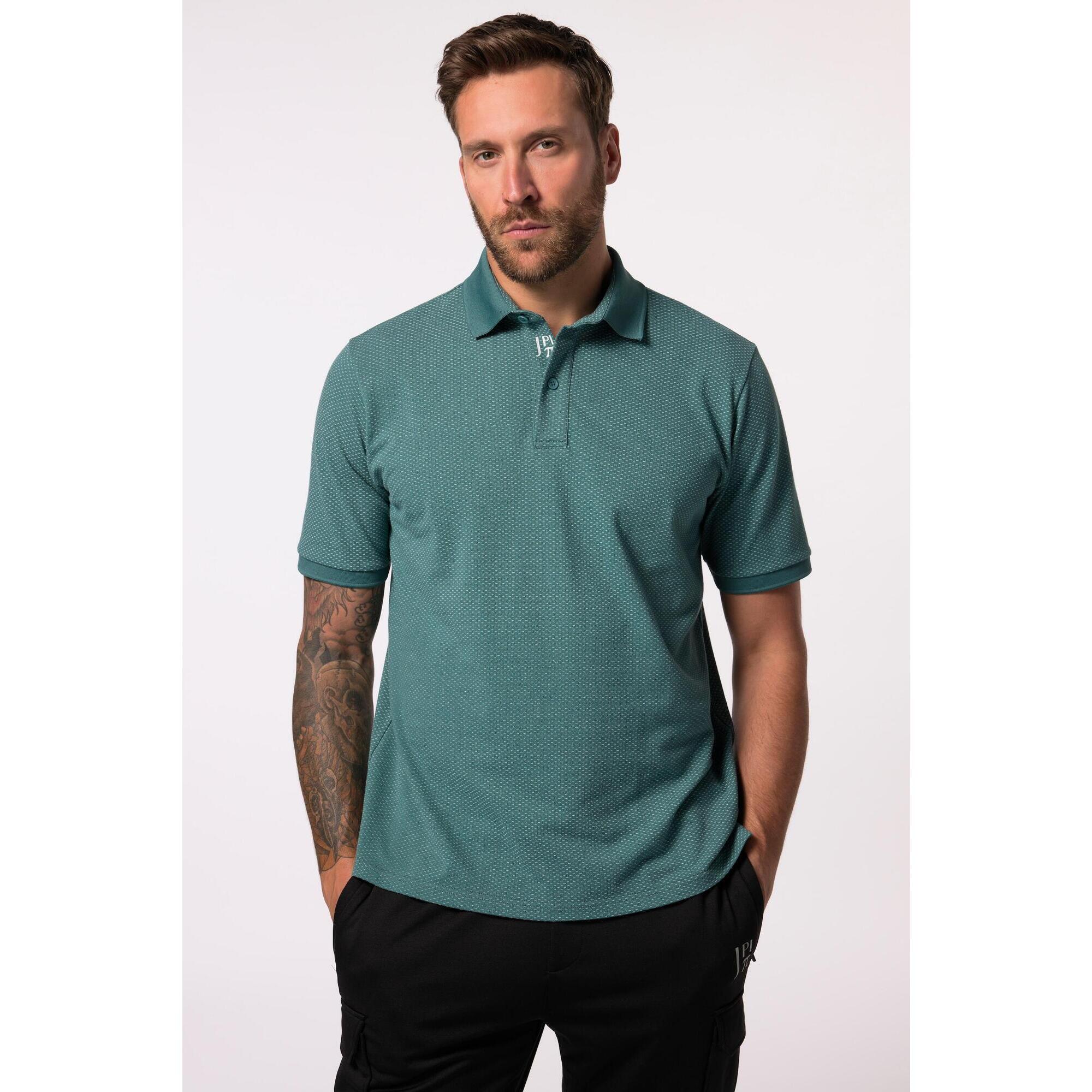 Męska Koszulka polo golf rękaw 1/2 QuickDry drobny wzór do rozm. 7XL