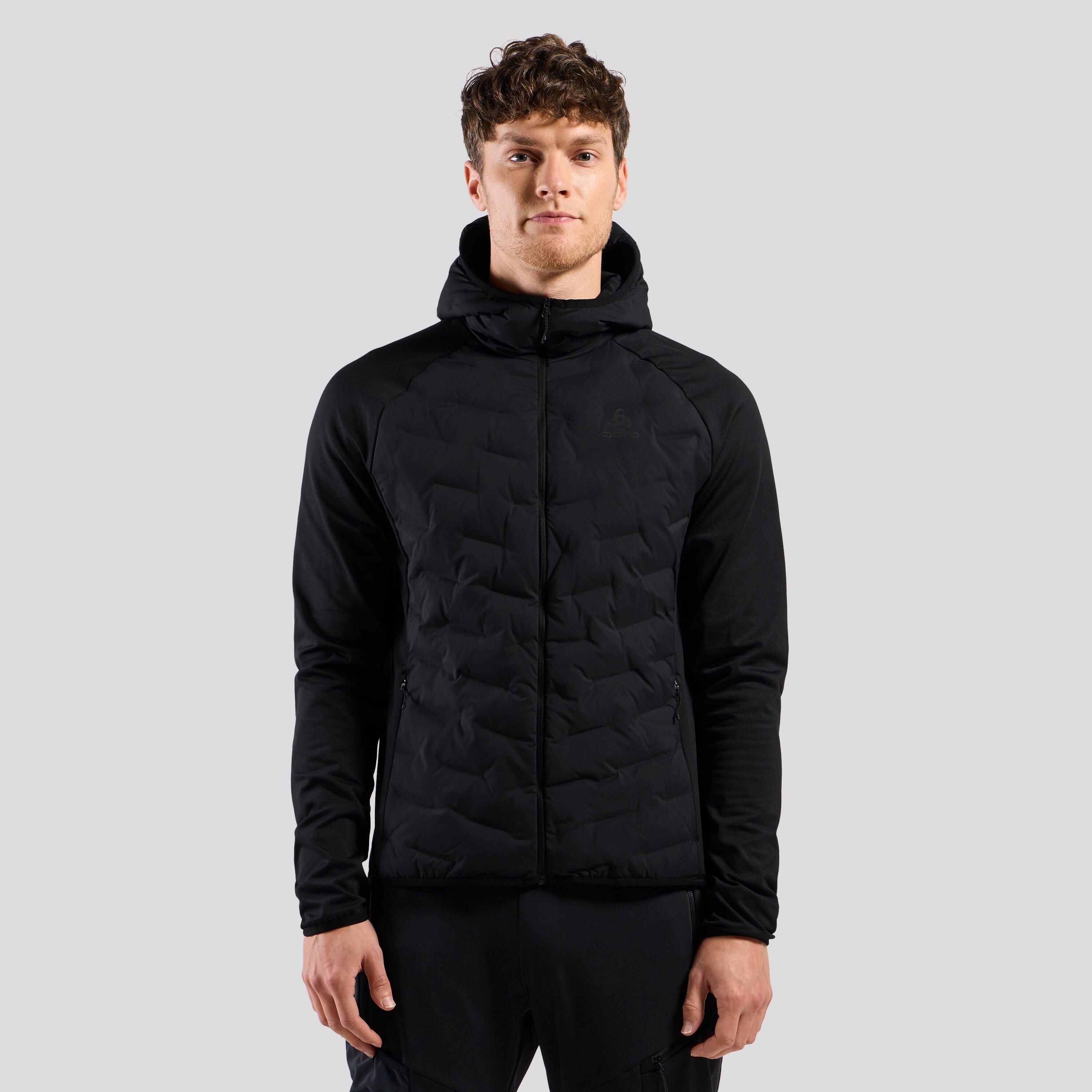 Kurtka hybrydowa męska ODLO Zeroweight Insulator Mid Layer Hoody Full Zip