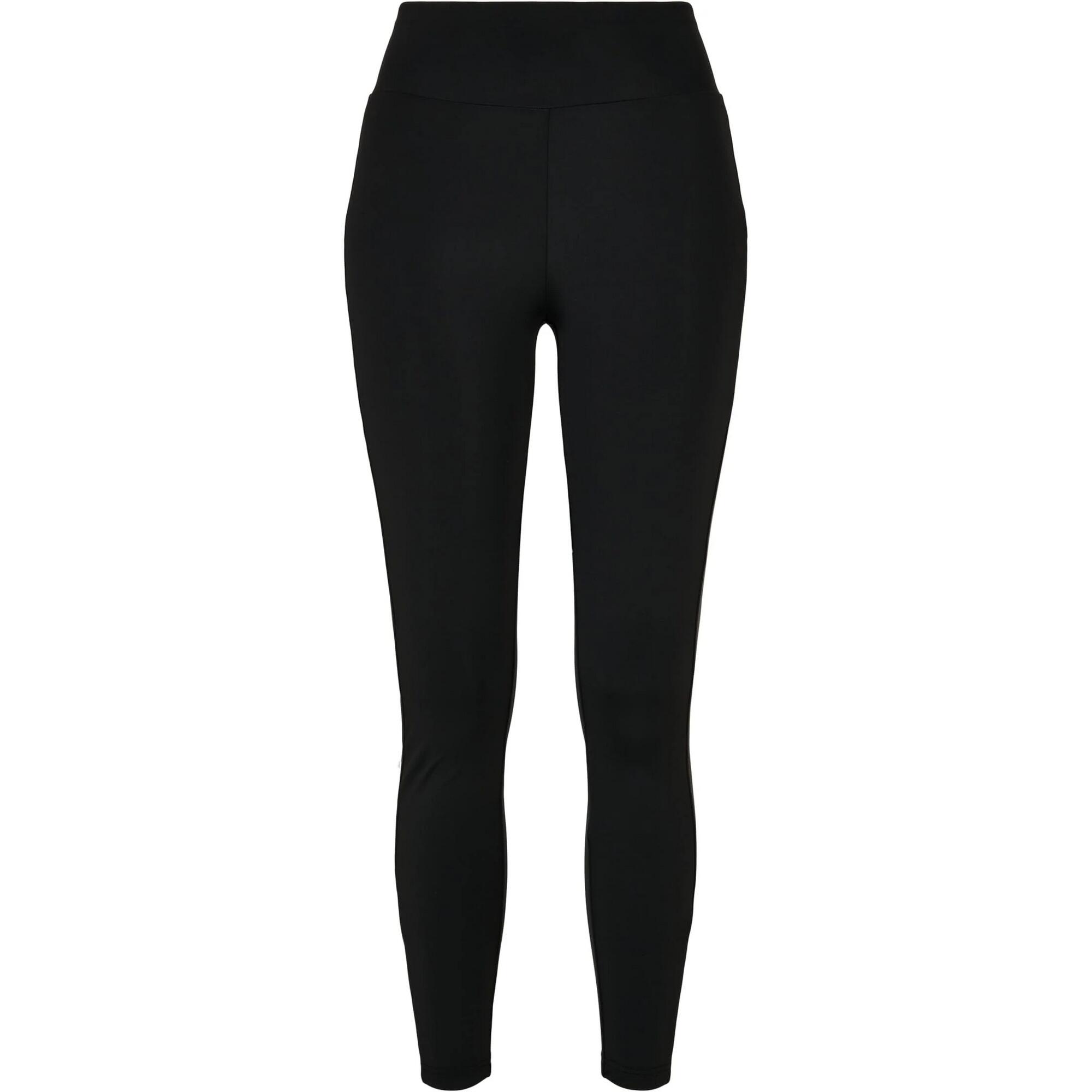 Damskie Legginsy Z Wysokimi Stanami Z Błyszczącym Paskiem