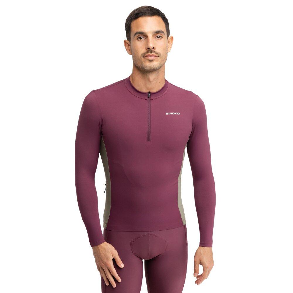 Męska koszulka rowerowa gravel z długim rękawem Kolarstwo Siroko GM3 Unbound