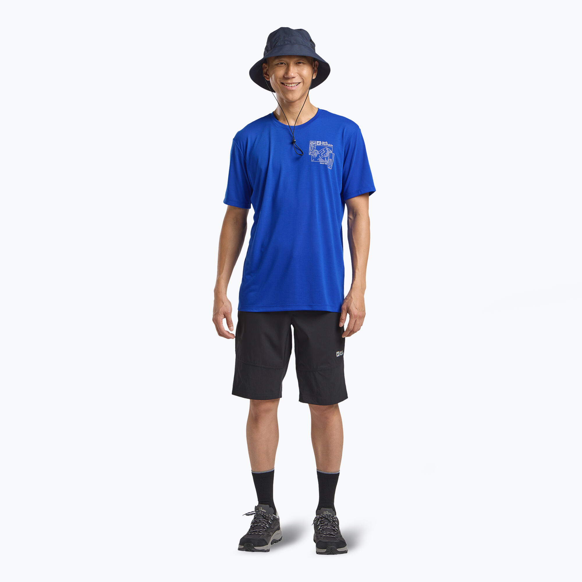 Koszulka trekkingowa męska Jack Wolfskin Vonnan Graphic explore