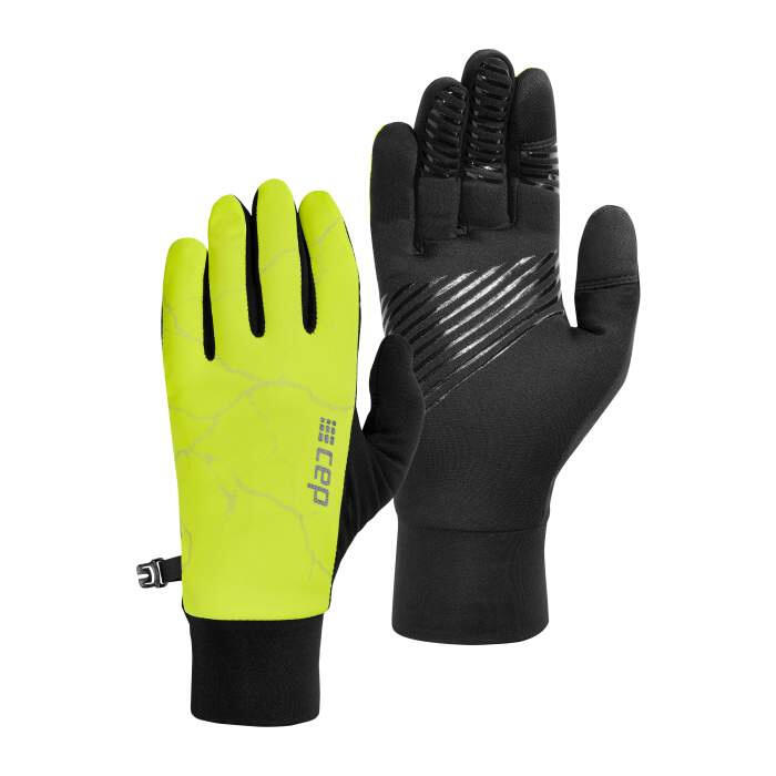 Sportowe rękawiczki odblaskowe CEP Reflective unisex
