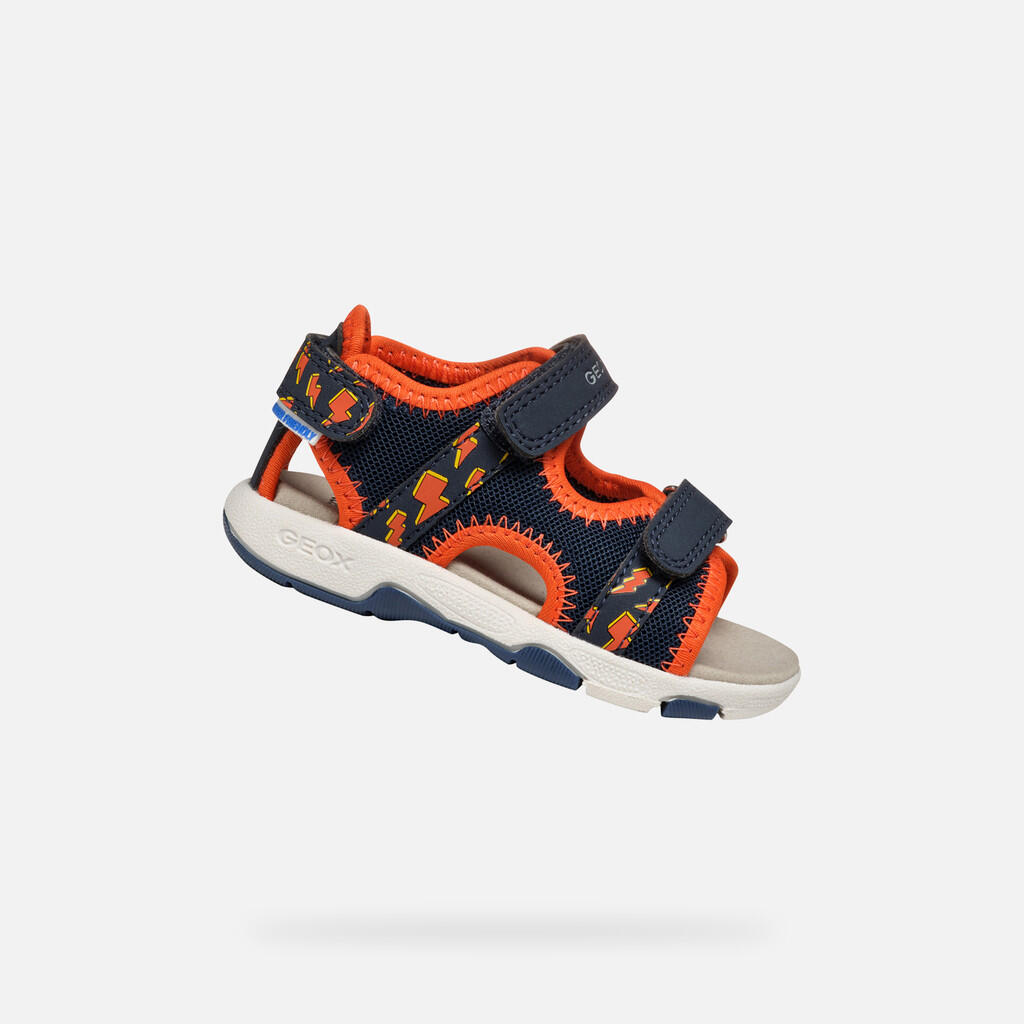 Sandały Geox Model B Sandal Multy Boy Kolor Niebieski