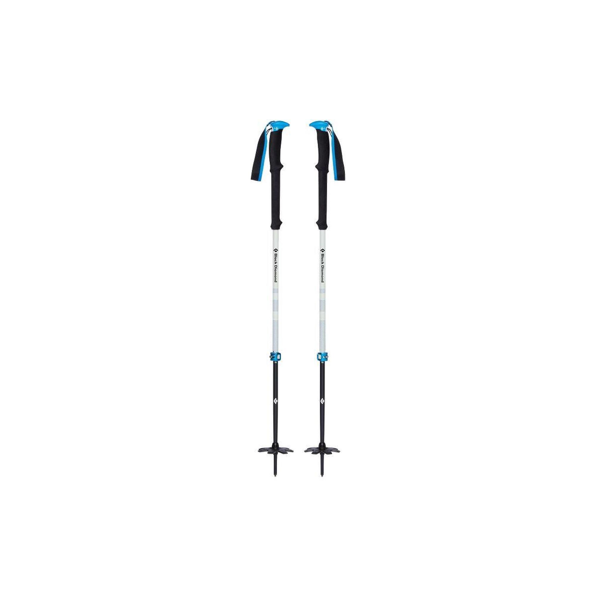 Kije skiturowe Black Diamond Expedition 2 Pro niebieskie 145cm