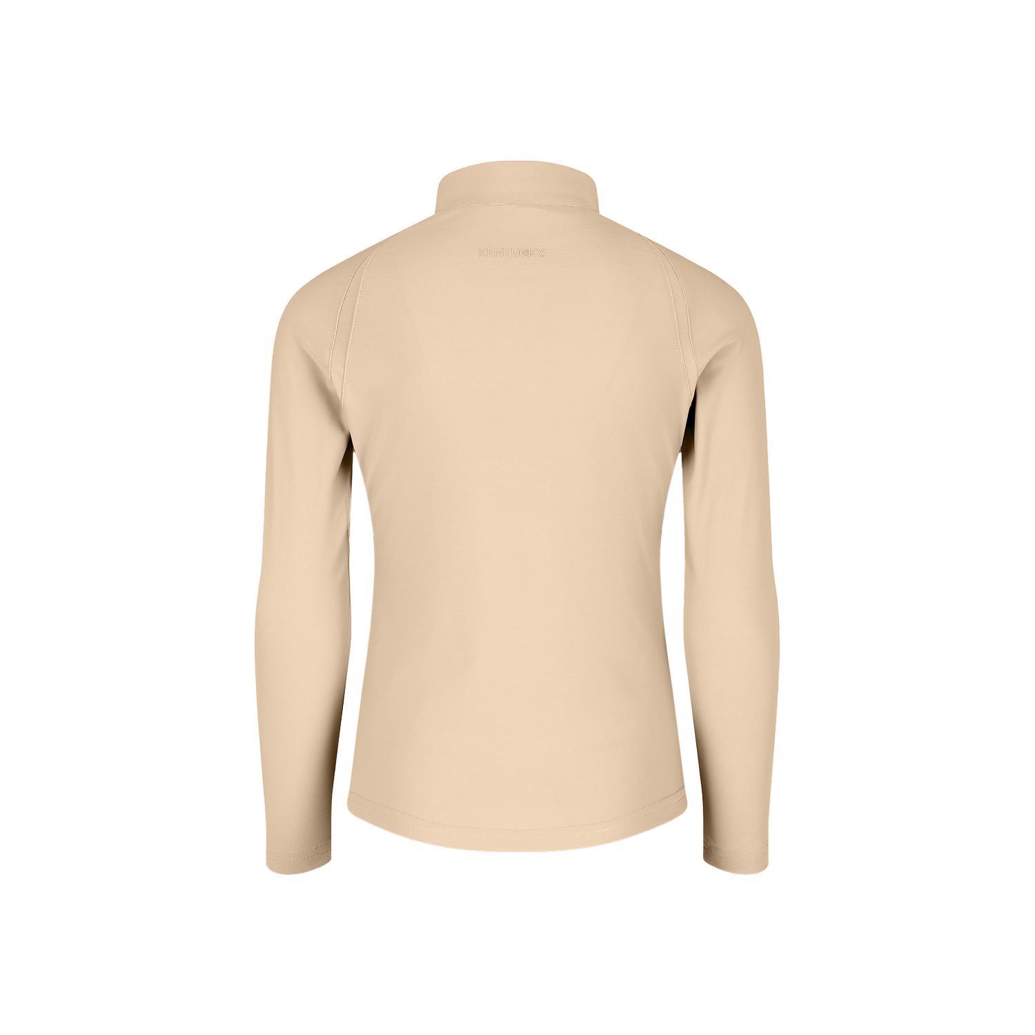 Dziewczęca koszulka polo z długim rękawem do jazdy konnej Kentucky Madrid