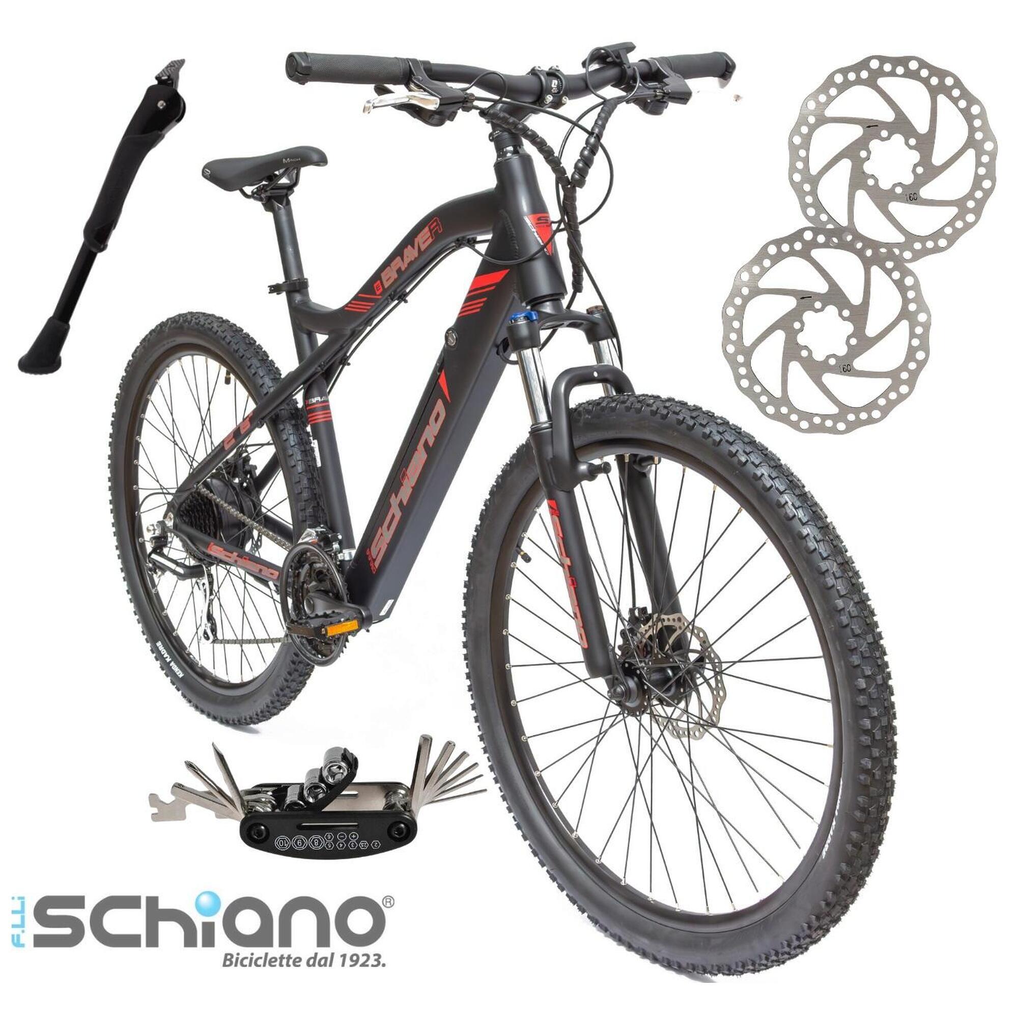 Rower Elektryczny Damski Męski 27,5" Górski MTB Tarcze 250W Wspomaganie 36V